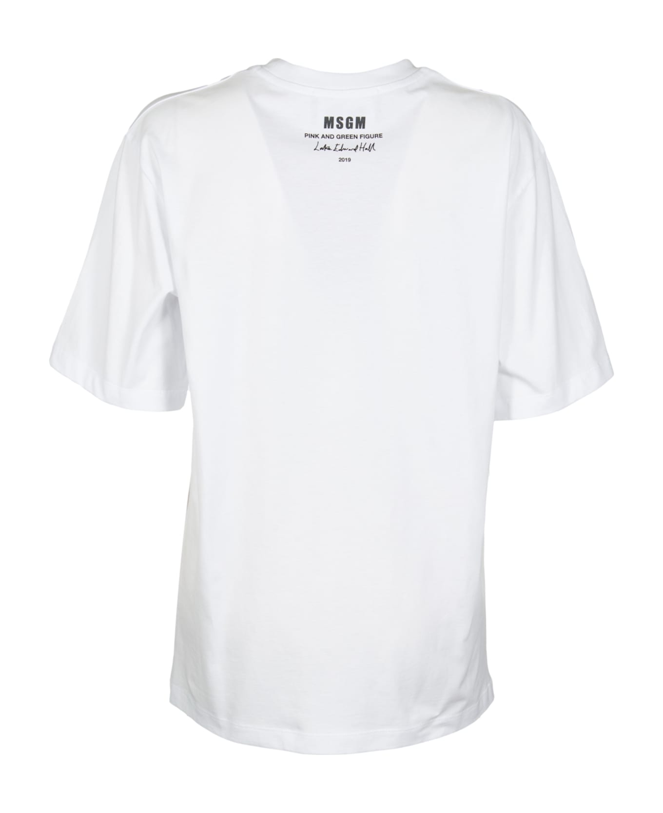 MSGM Printed T-shirt - White