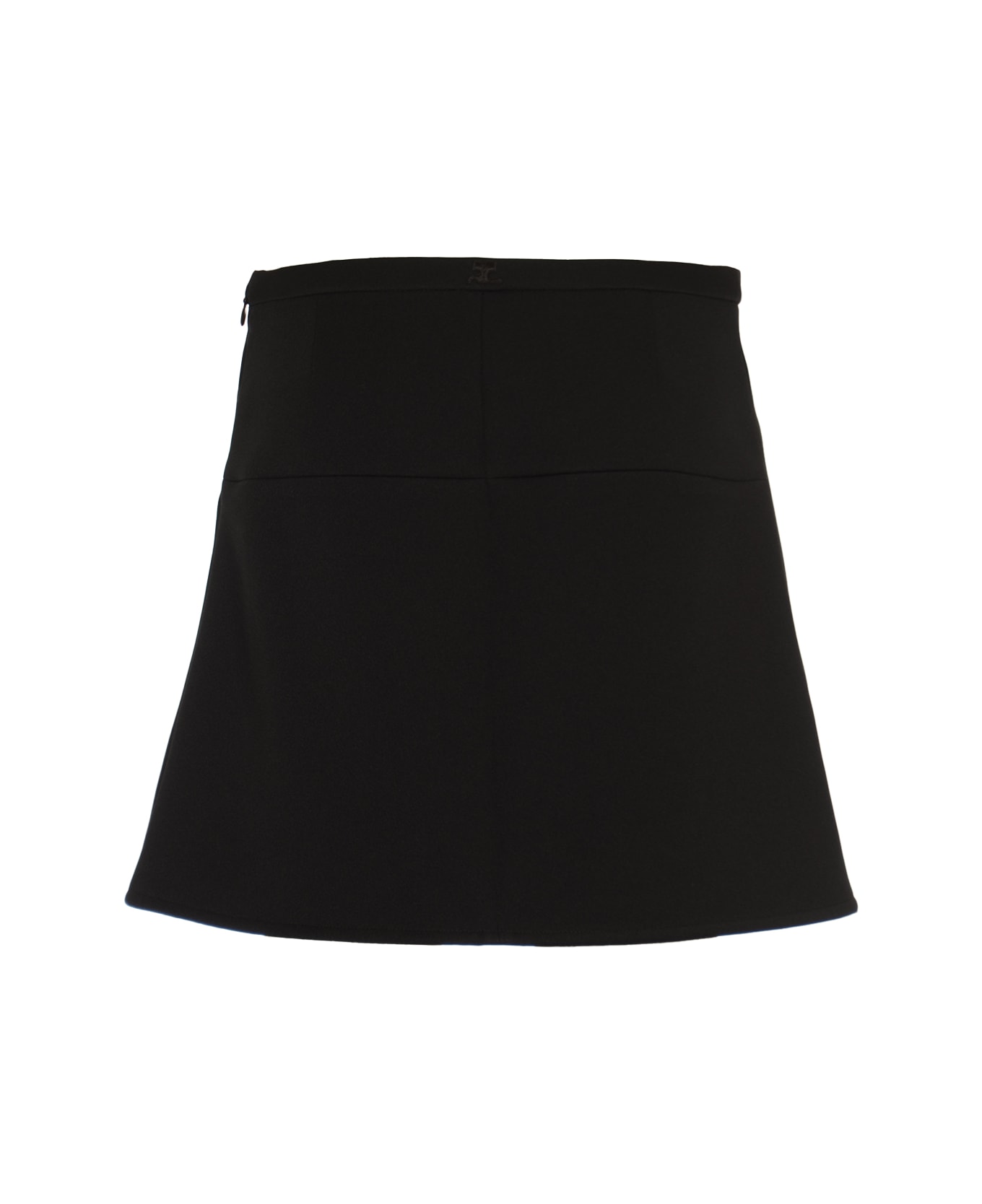 Courrèges Ellipse Twill Skirt - Black スカート