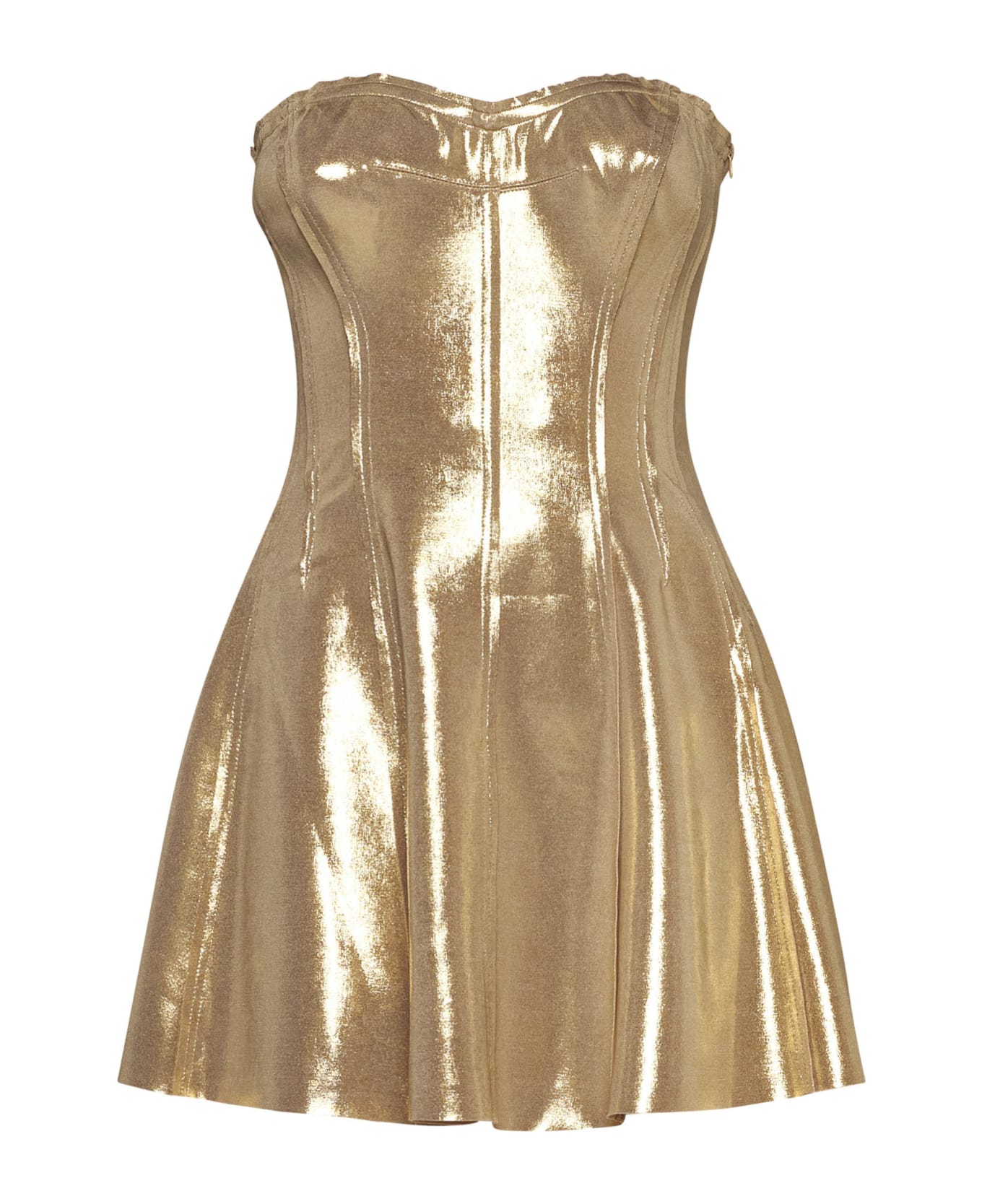 Norma Kamali Dress - Gold ワンピース＆ドレス