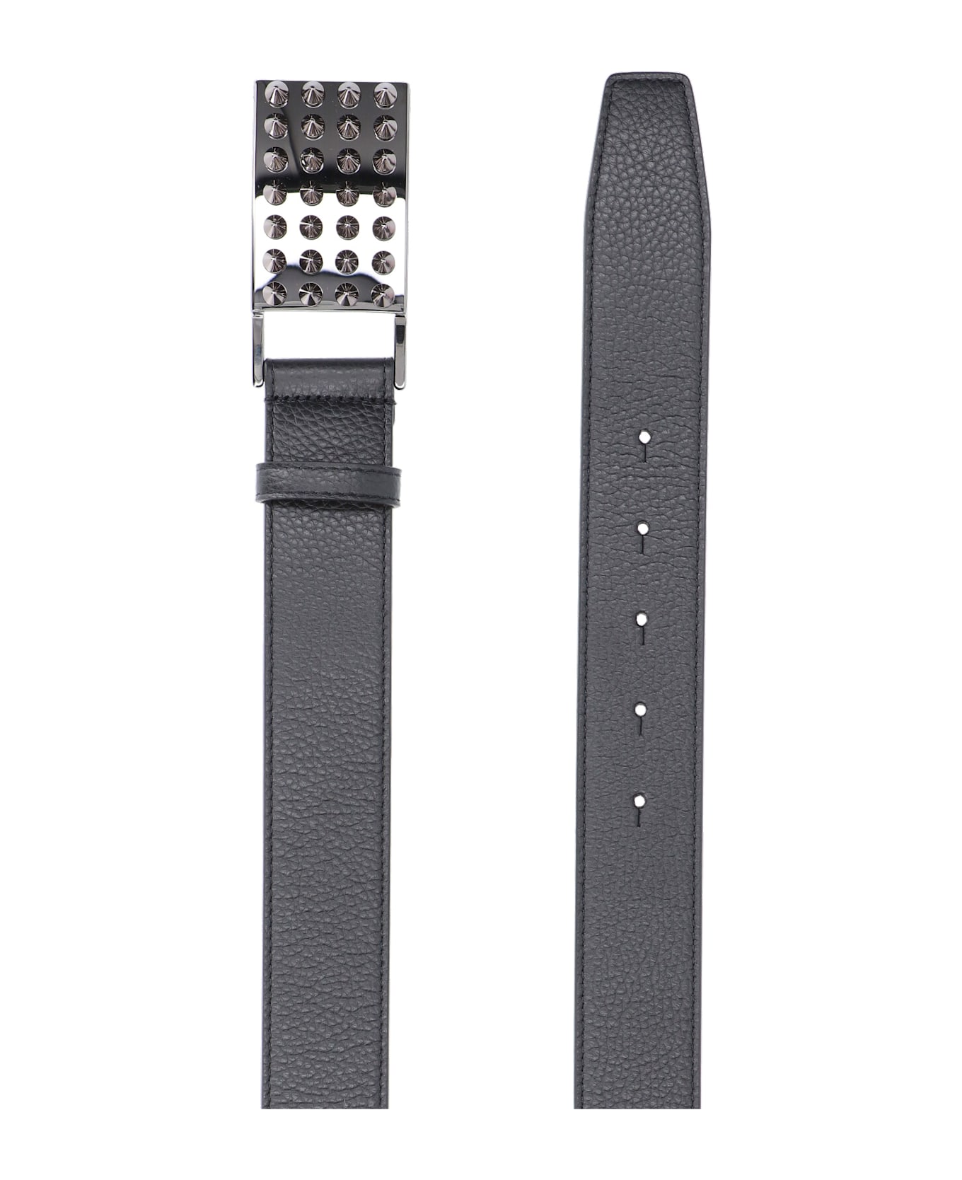 Christian Louboutin 'funky' Studs Belt - Black