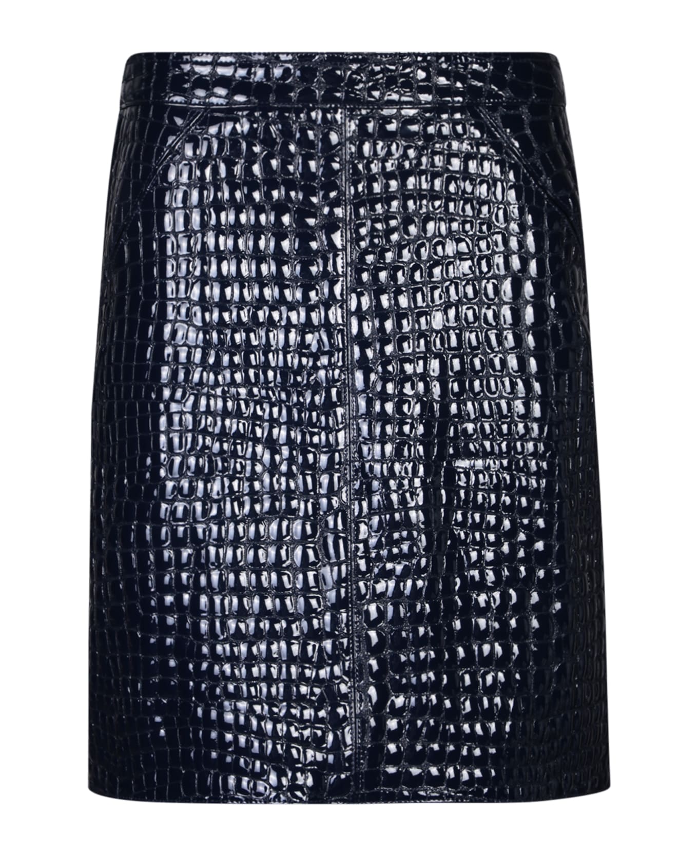Tom Ford Croc Print Skirt - DEEP BLUE スカート