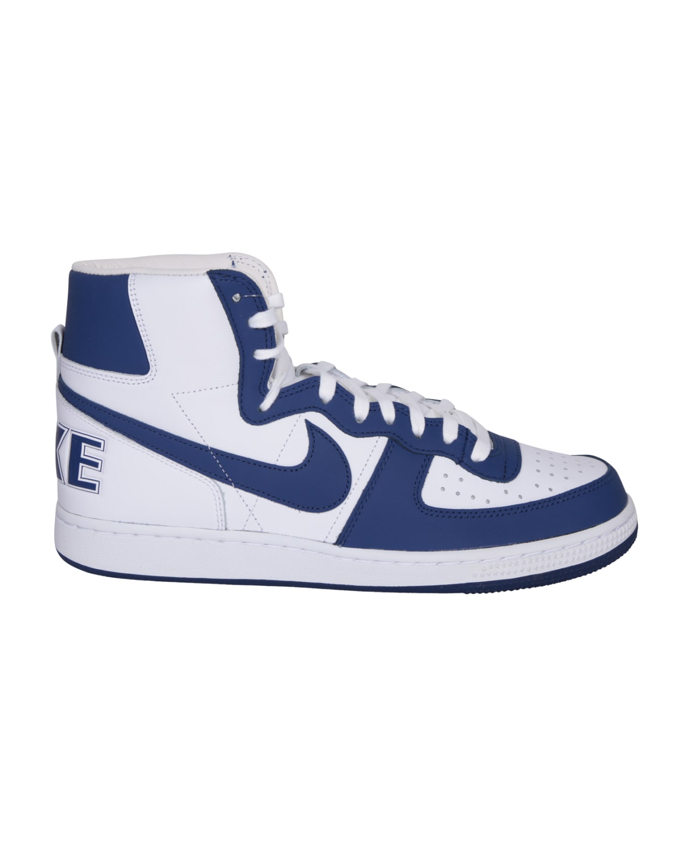 Comme Des Garçons Homme Plus Sneakers High-top Nike Terminator White/blue - Blue