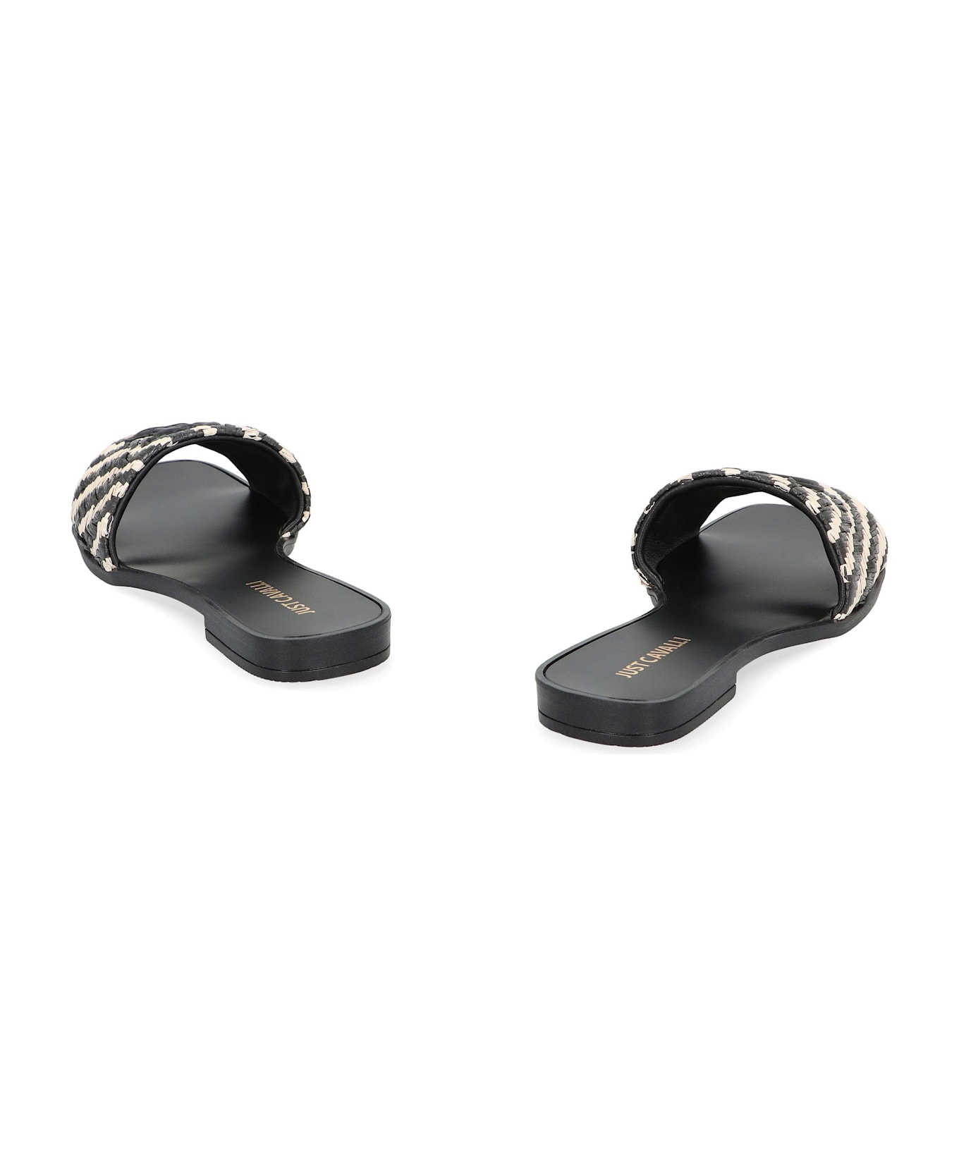 Just Cavalli Elisie Flat Sandals - black