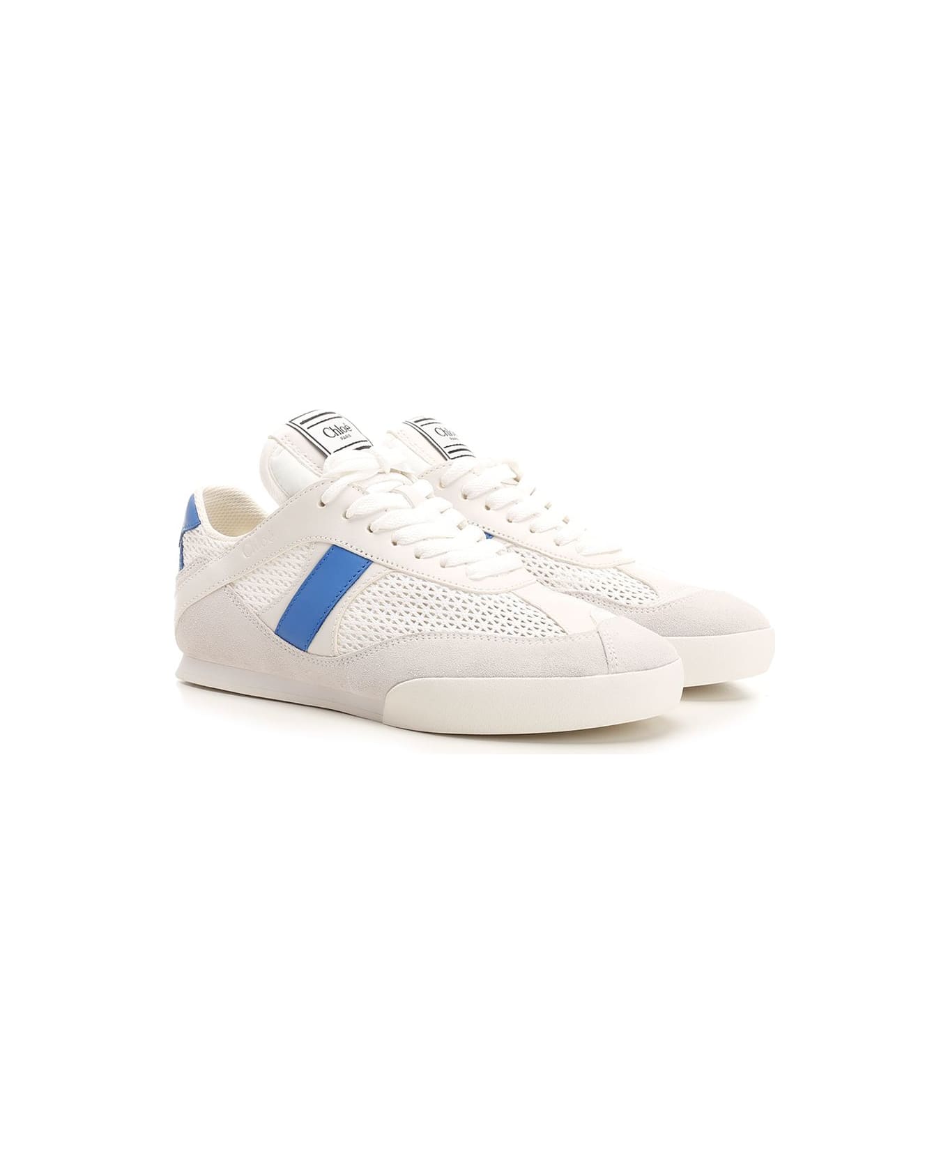 Chloé 
kick
 Sneakers With Suede Details - White