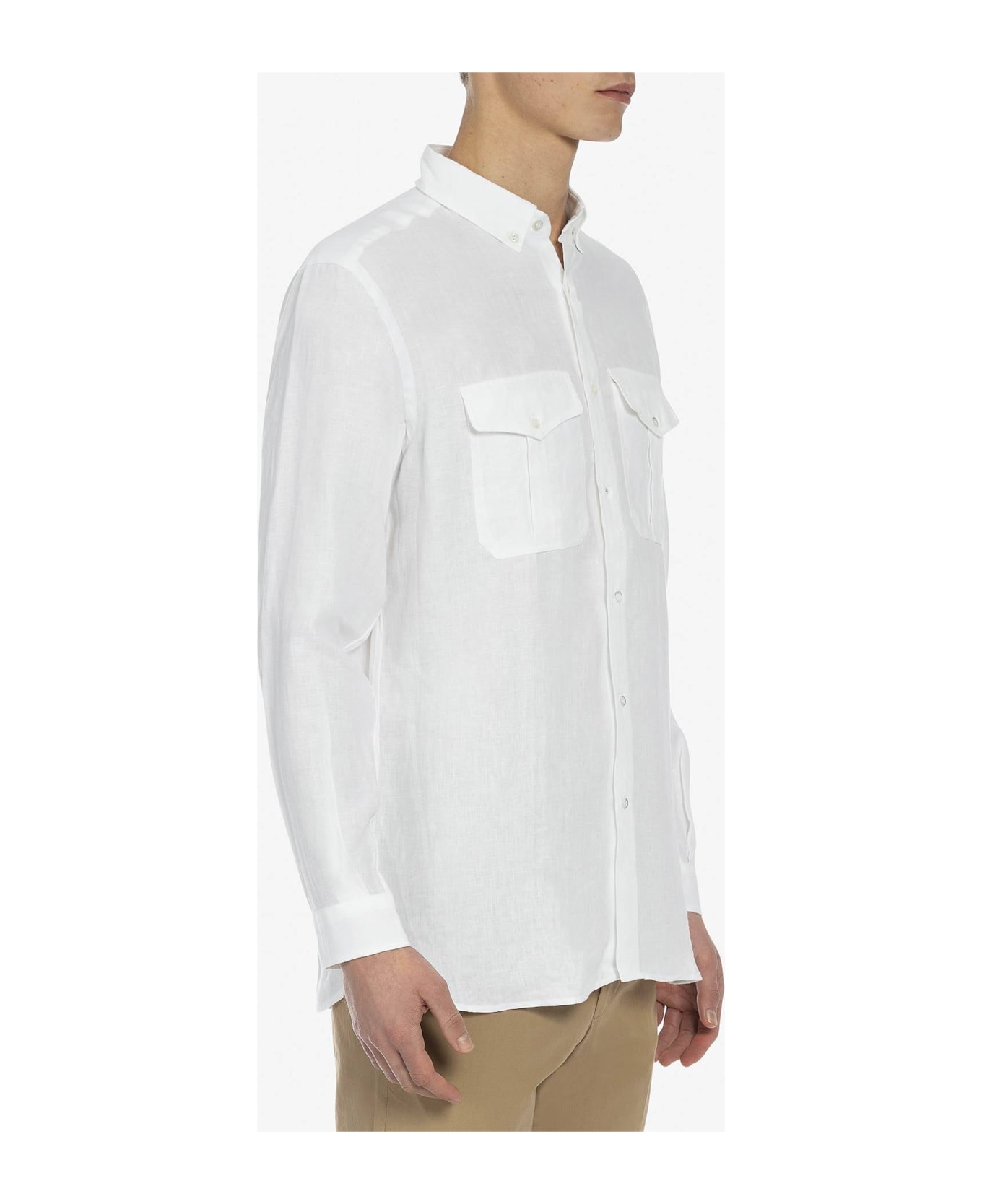 Larusmiani Nairobi Shirt T-Shirt - White