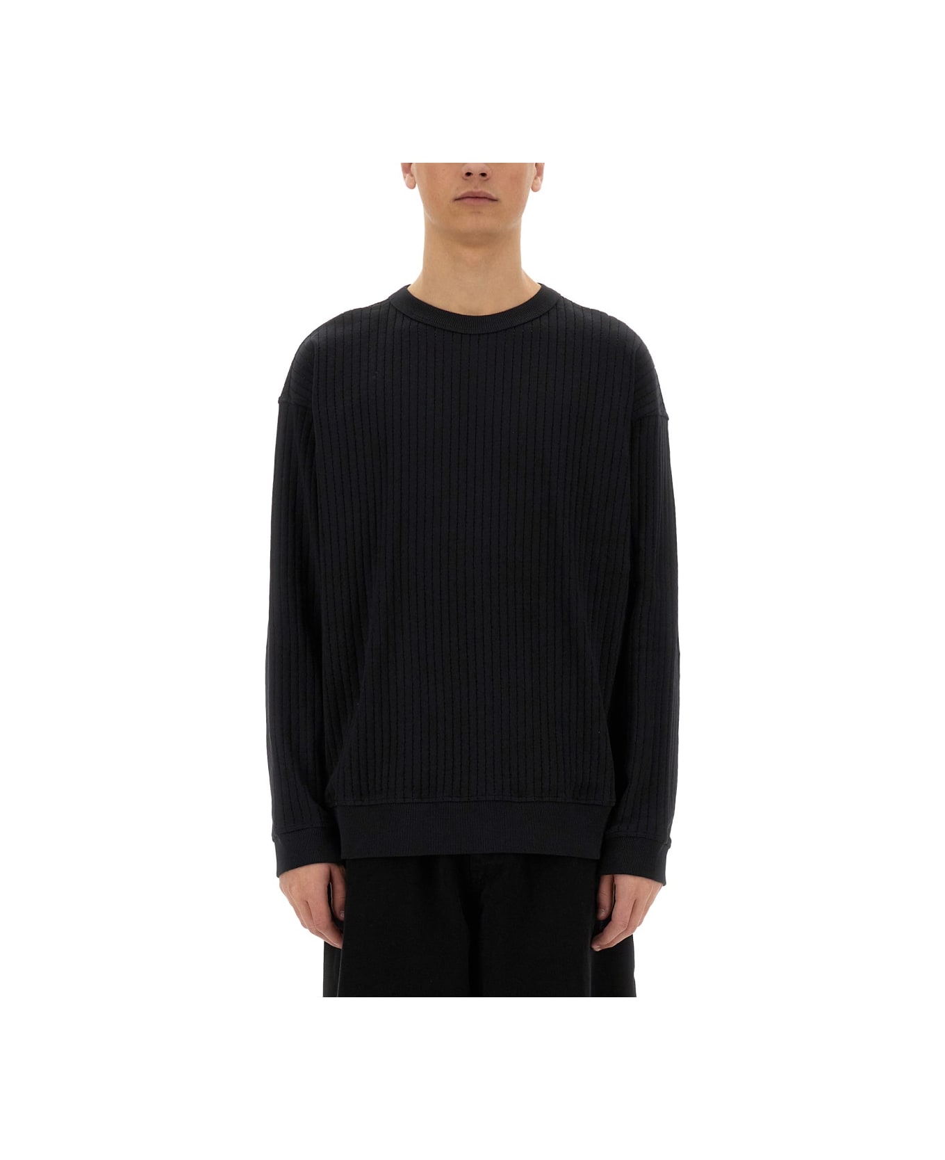 YMC "fauss" Sweatshirt - BLACK