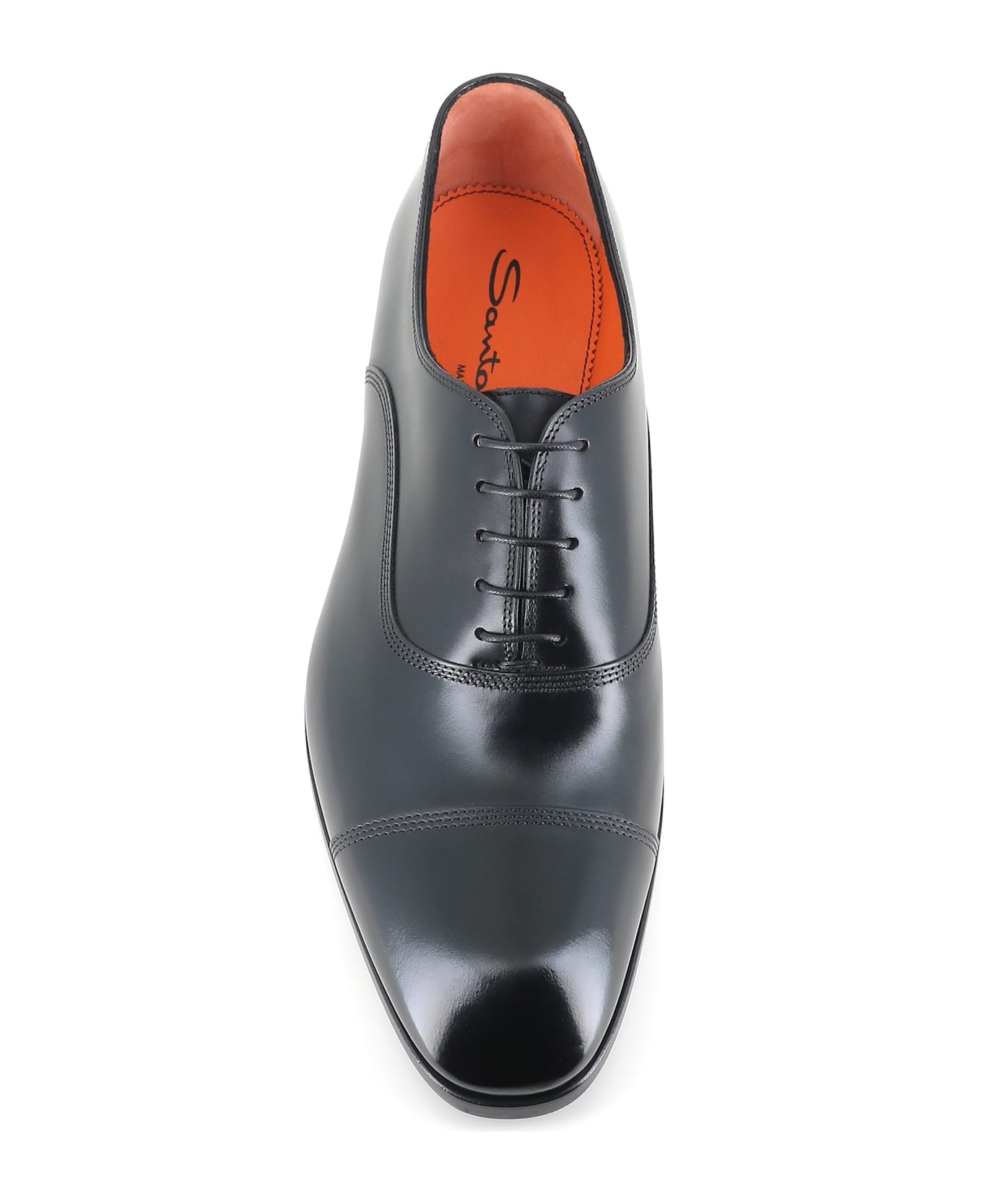 Santoni Oxford Archie C - Black レースアップシューズ