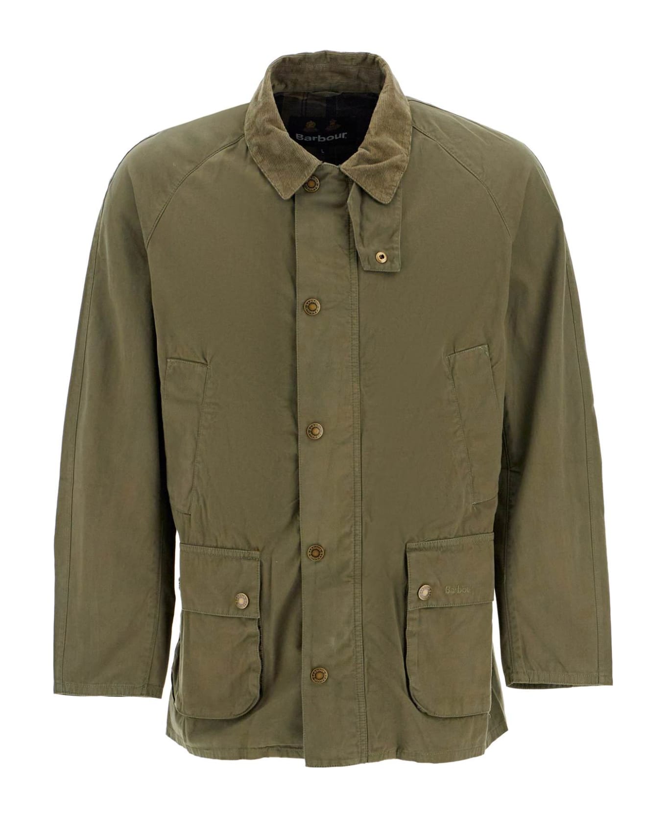 Barbour 'ashby' Casual Jacket - Olive ダウンジャケット