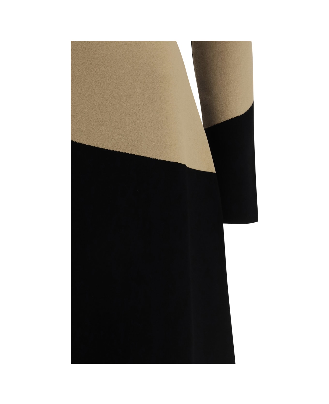 Tory Burch Colorblock Dress - Black/sand Bluff