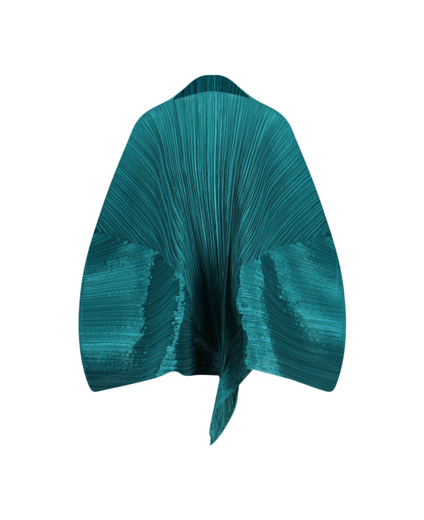 Pleats Please Issey Miyake 'stella' Pleated Scarf - Green