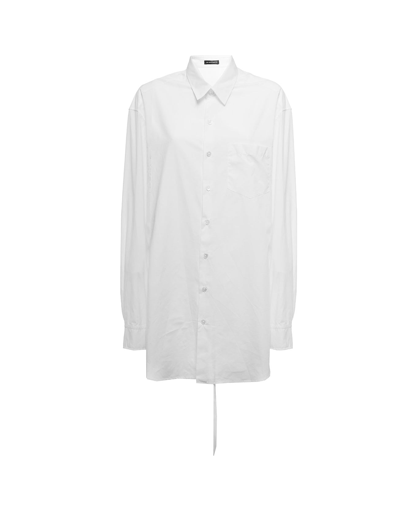 Ann Demeulemeester Anne Demeulemeester White Cotton Woman's Poplin Shirt - White シャツ
