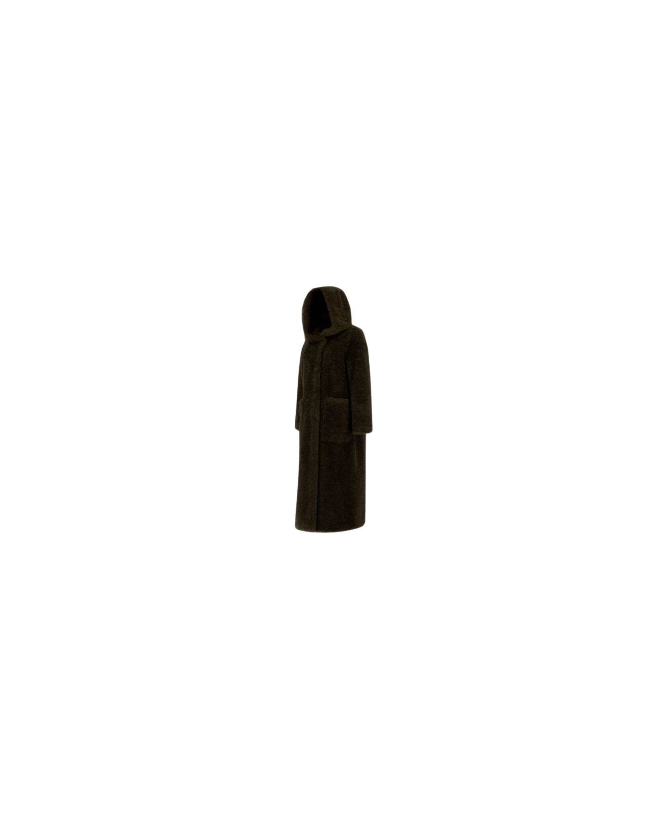Herno Long Sleeved Hooded Coat - Black