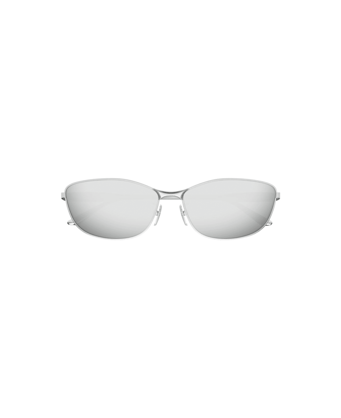 Balenciaga Eyewear Bb0357sa-002silver-silver-silver - SILVER-SILVER-SILVER