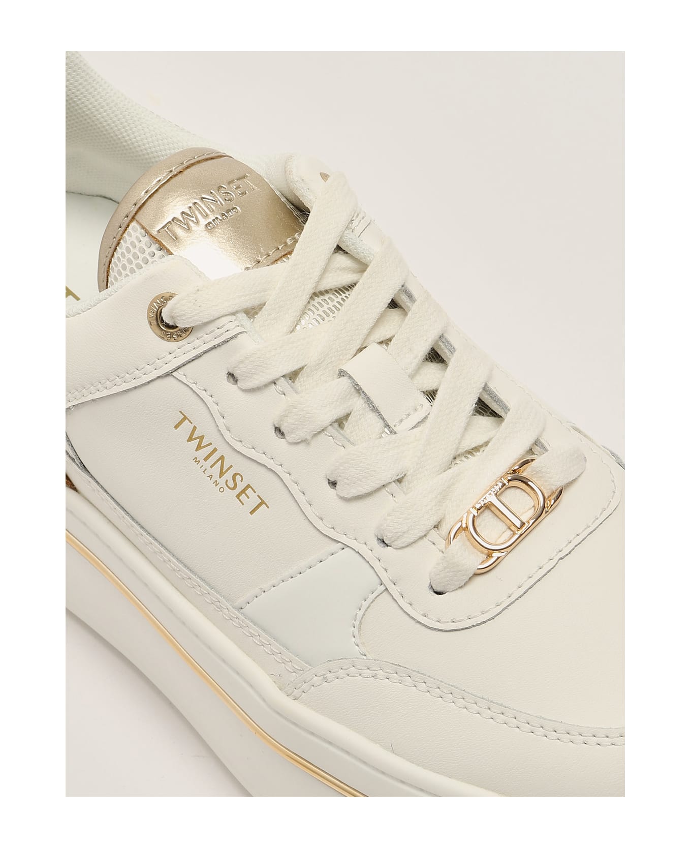 TwinSet Sneakers Bicolore Sneaker - BIANCO-ORO