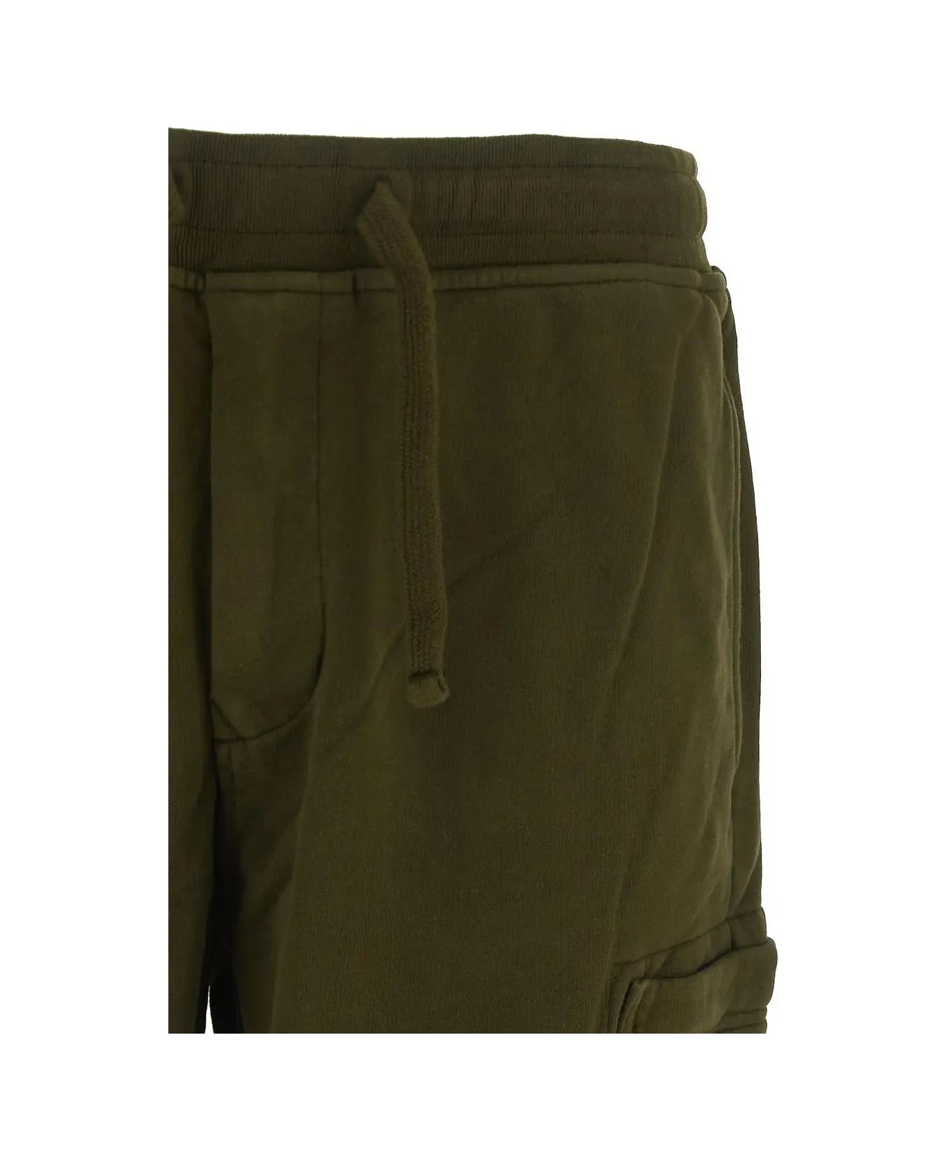 Stone Island Cotton Sweatpants - Green
