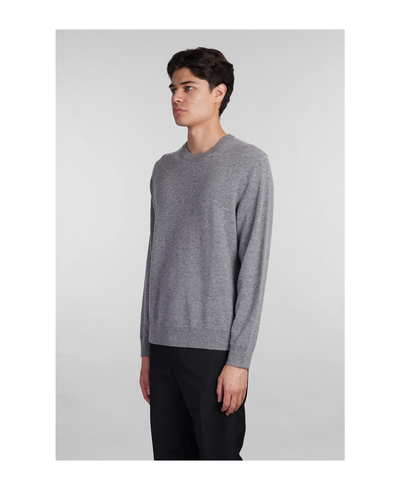 Theory Knitwear In Grey Cashmere - grey