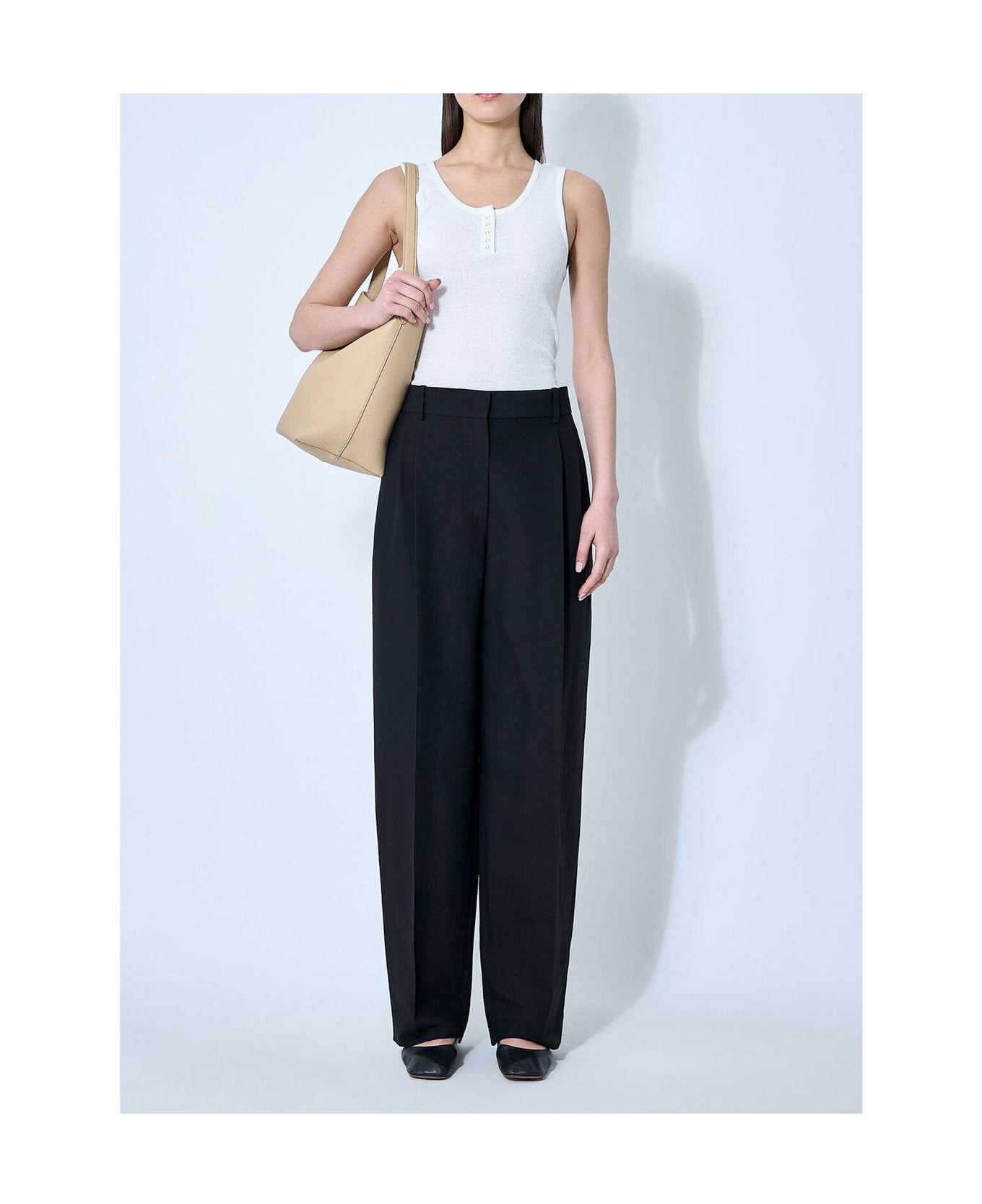 The Row Lilas Pants - BLK BLACK