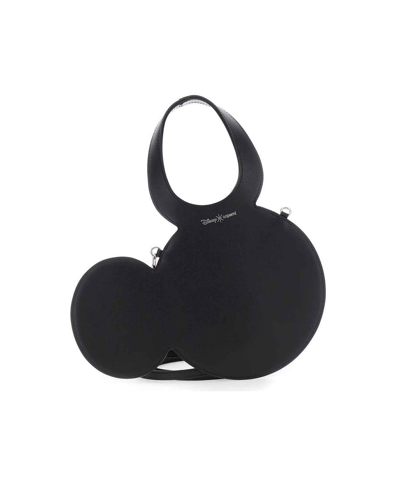 Coperni 
mickey
 Black Crossbody Bag With Adjustable And Removable Shoulder Strap And Logo Lettering On The Front In Leather Woman - Black