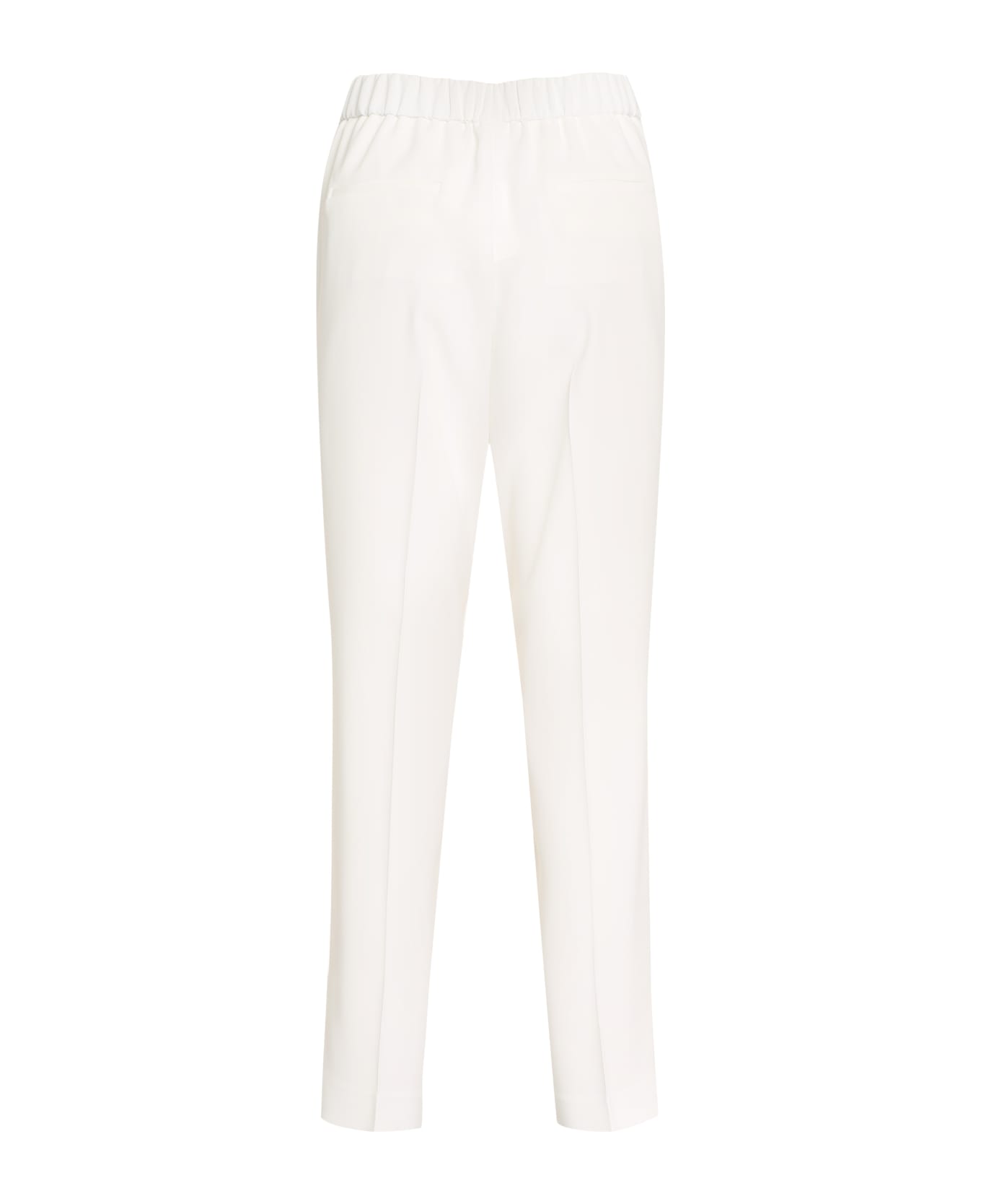 Peserico Cropped Pants - White