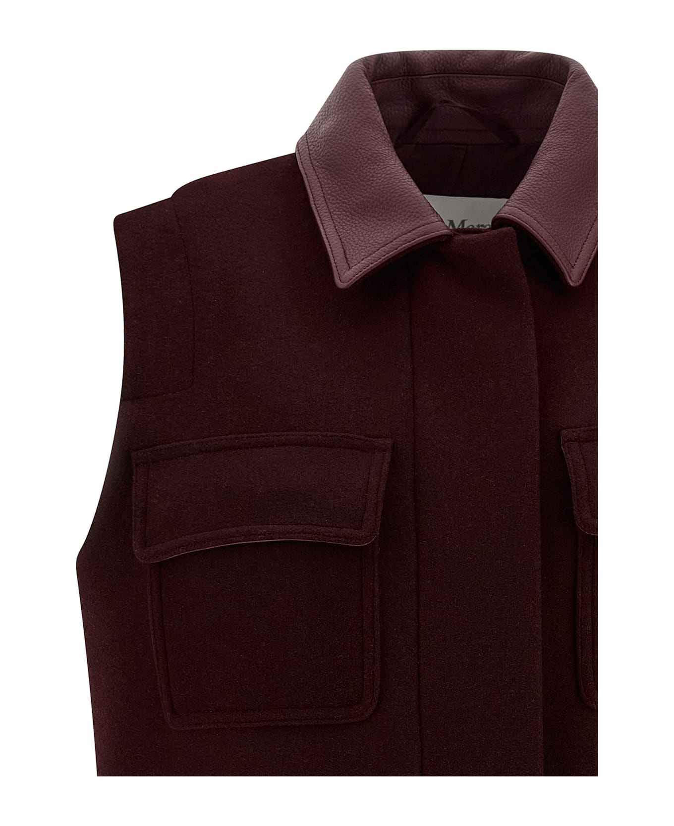 Max Mara 
aeroso1234
 Vest - Bordeaux