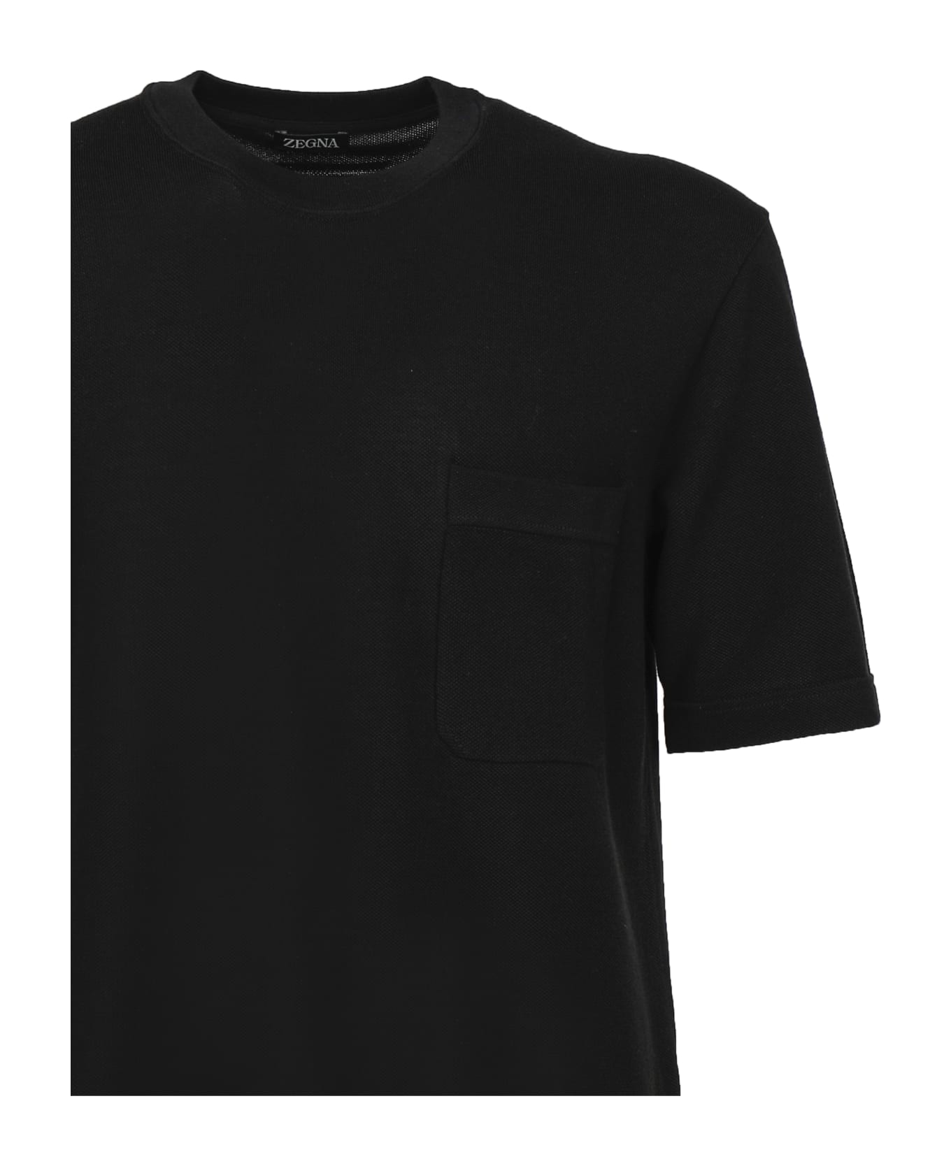 Zegna Cotton T-shirt - Black