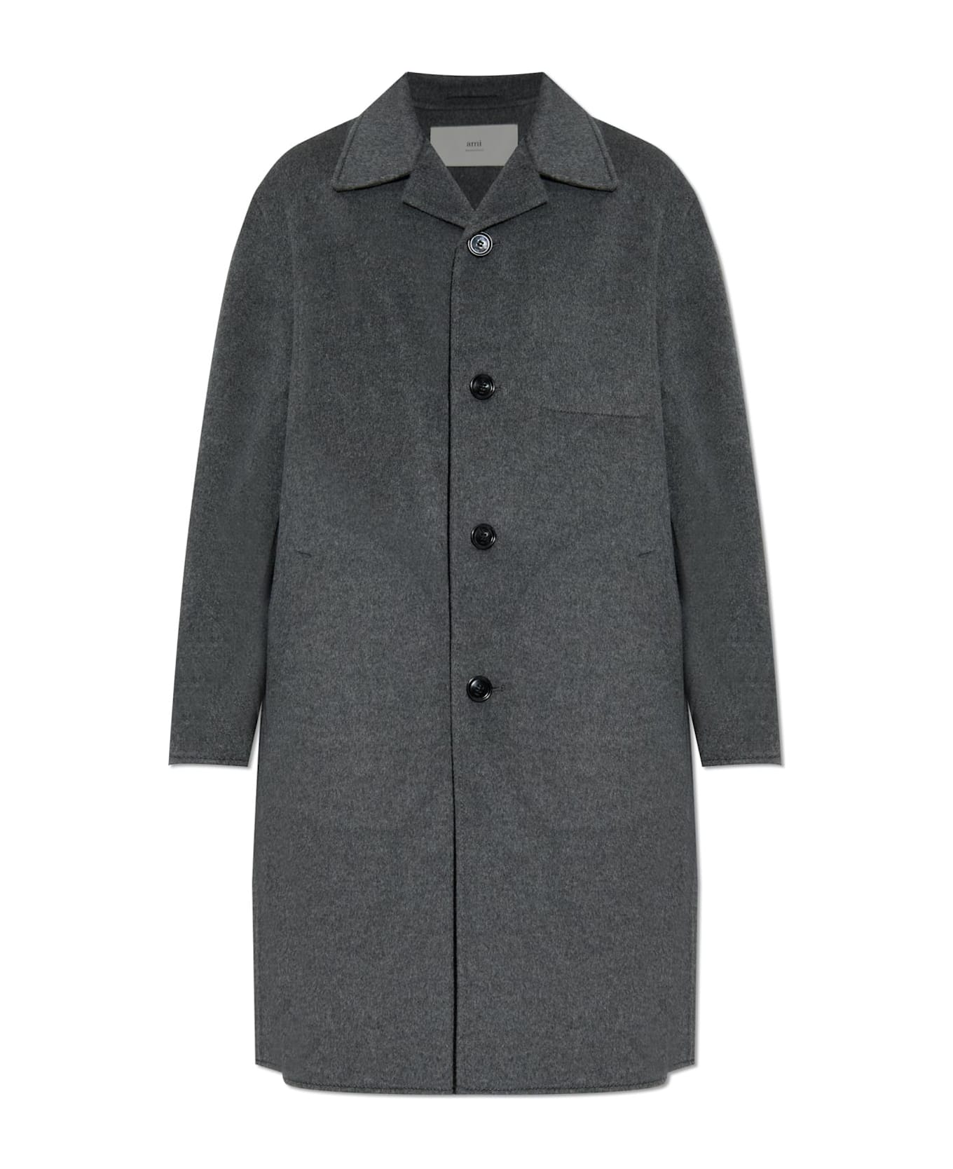 Ami Alexandre Mattiussi Wool Coat - GREY