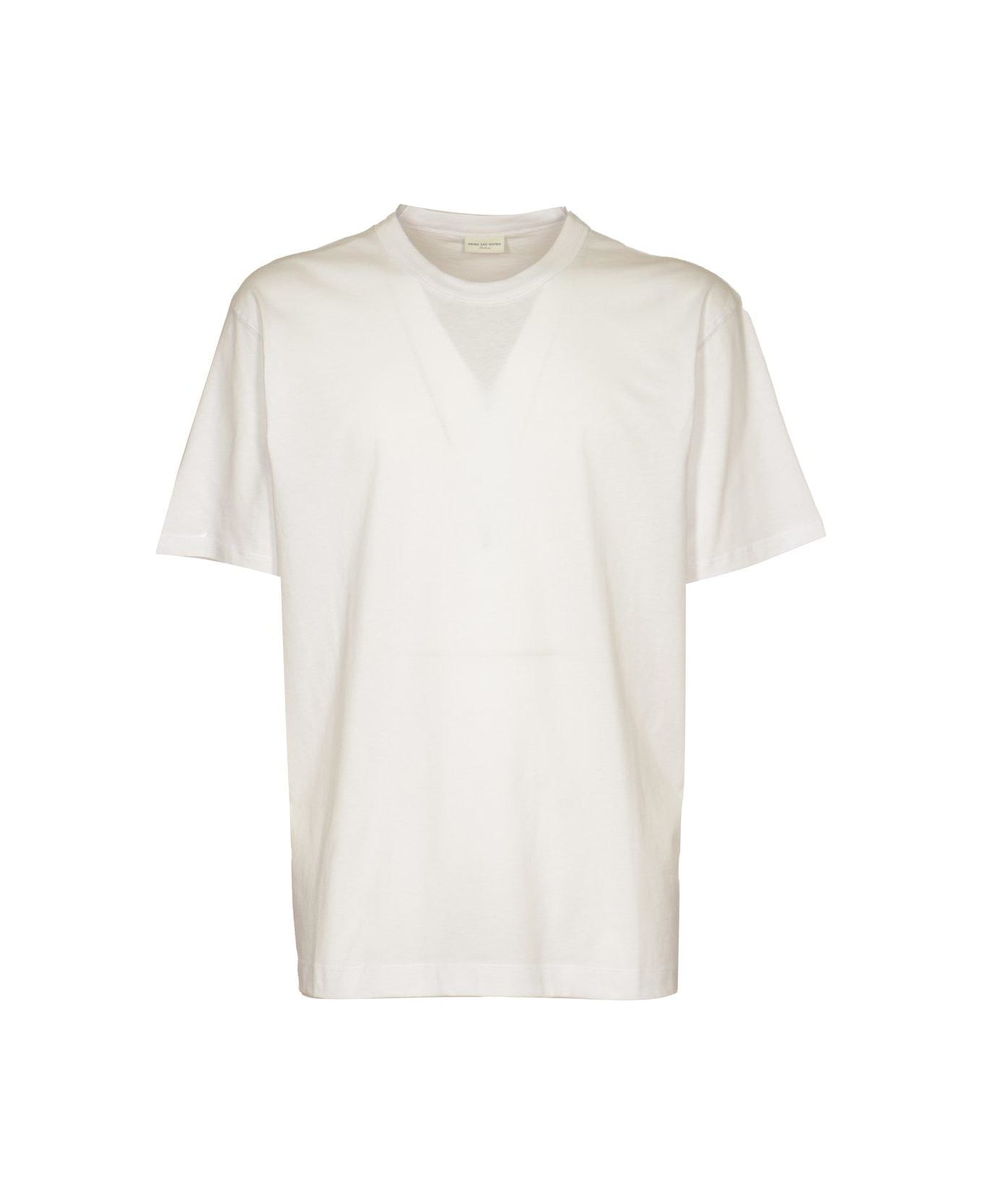 Dries Van Noten Short-sleeved Crewneck T-shirt - White