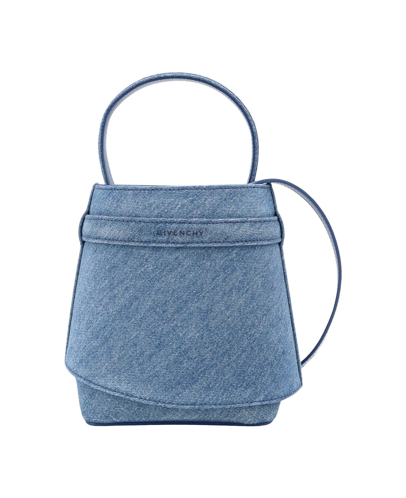 Givenchy 4g Shark Lock Bucket Bag - Blue