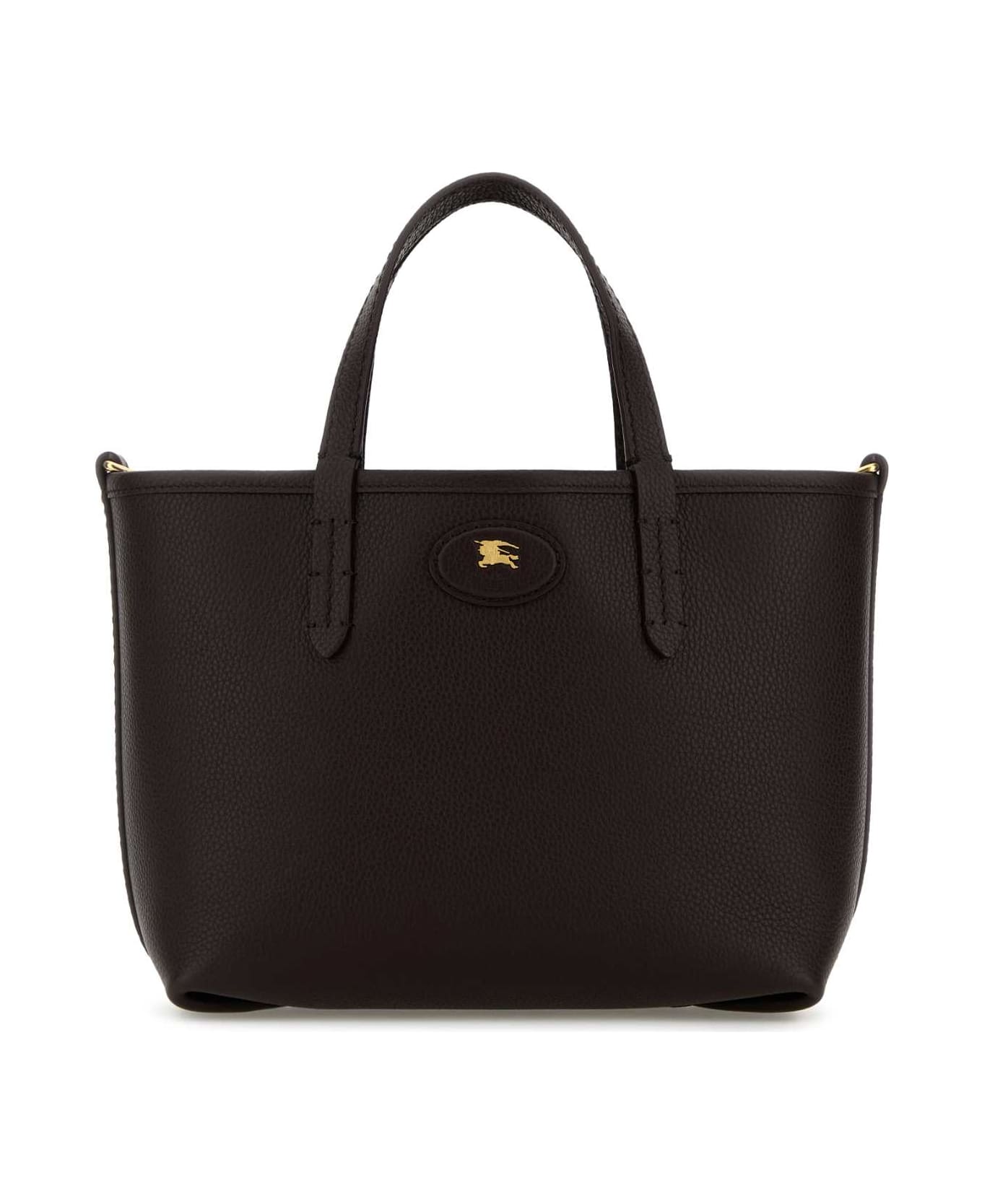 Burberry Dark Brown Mini Bloomsbury Reversible Handbag - PEATSANDGOLD