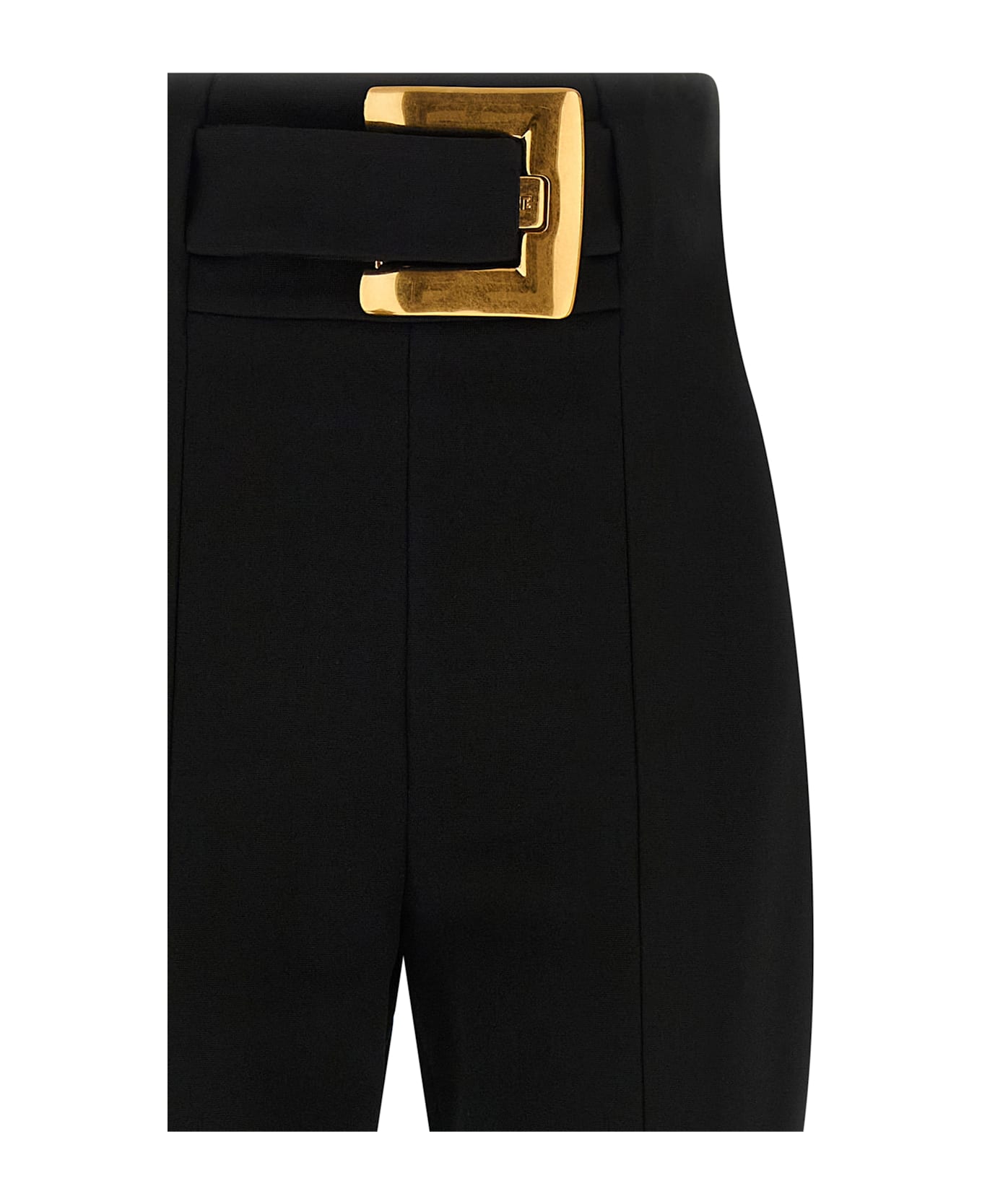 Balmain Belted Pants - Black  