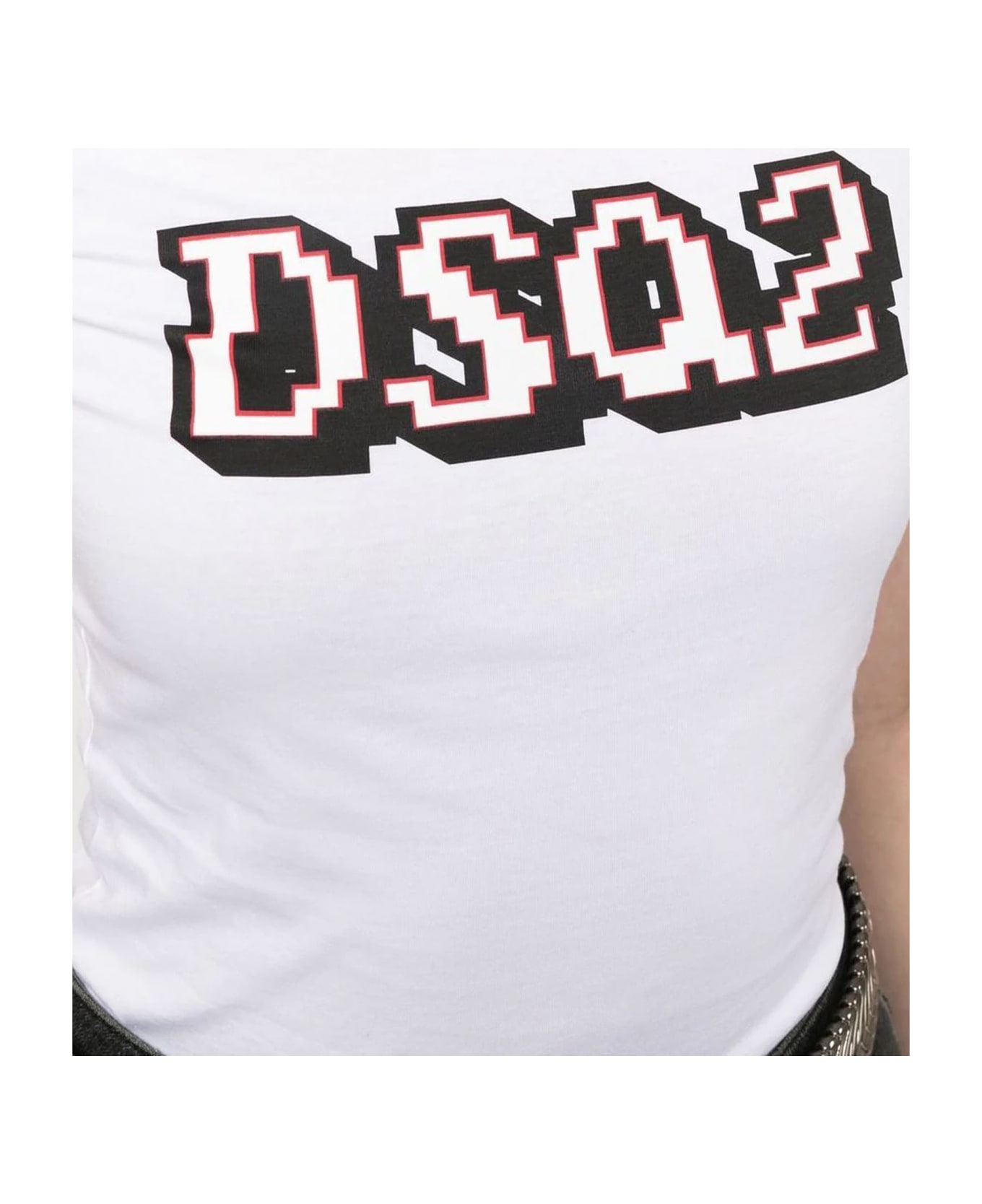 Dsquared2 Cotton T-shirt - Bianco Tシャツ