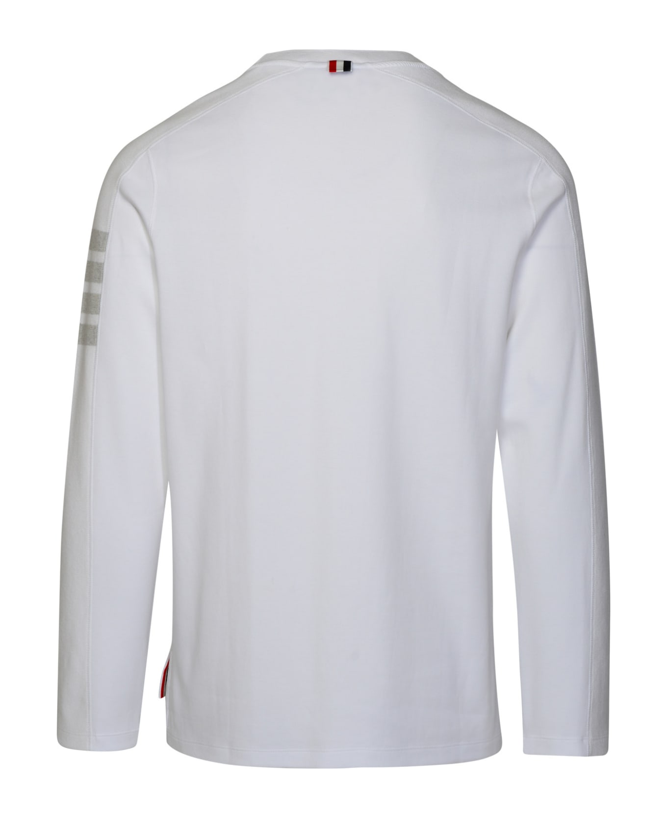 Thom Browne White Cotton Sweater - White