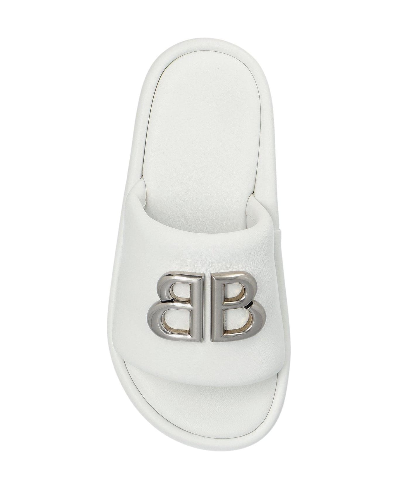 Balenciaga Rise Platform Sandals - White サンダル