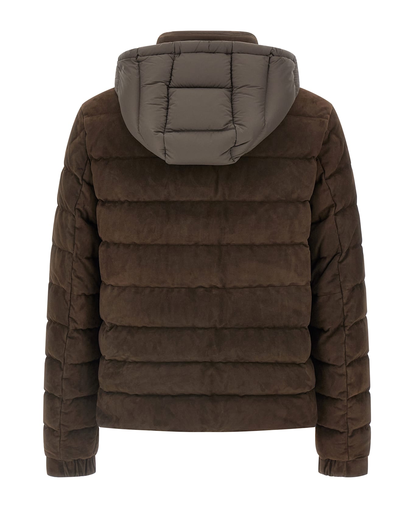 Moncler 'arneb' Down Jacket - Brown