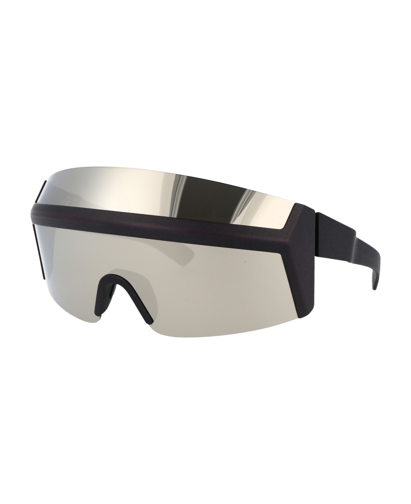 Mykita Satori Sunglasses - 347 MD35 Slate Grey Silver Flach Double S