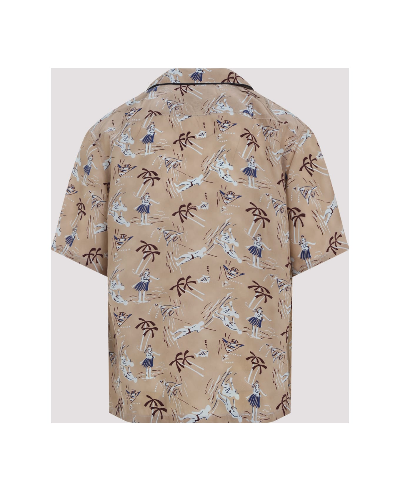 Prada Viscose And Silk Shirt - Cammeo