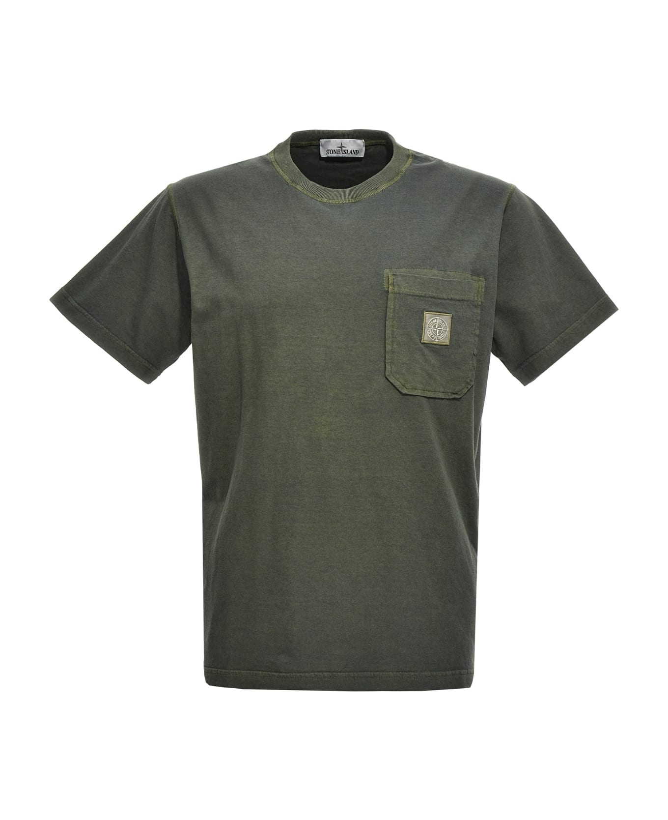 Stone Island Logo T-shirt - Green