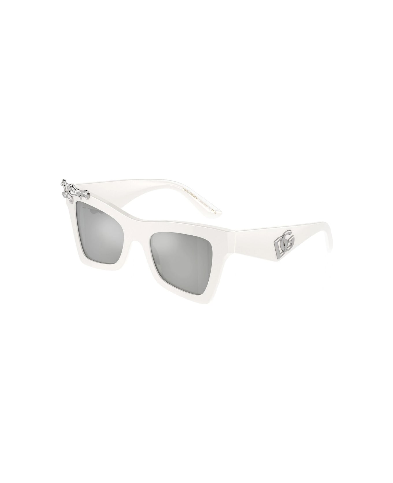 Dolce & Gabbana Eyewear DG4434s 3312/8V veneta Sunglasses - Bianco