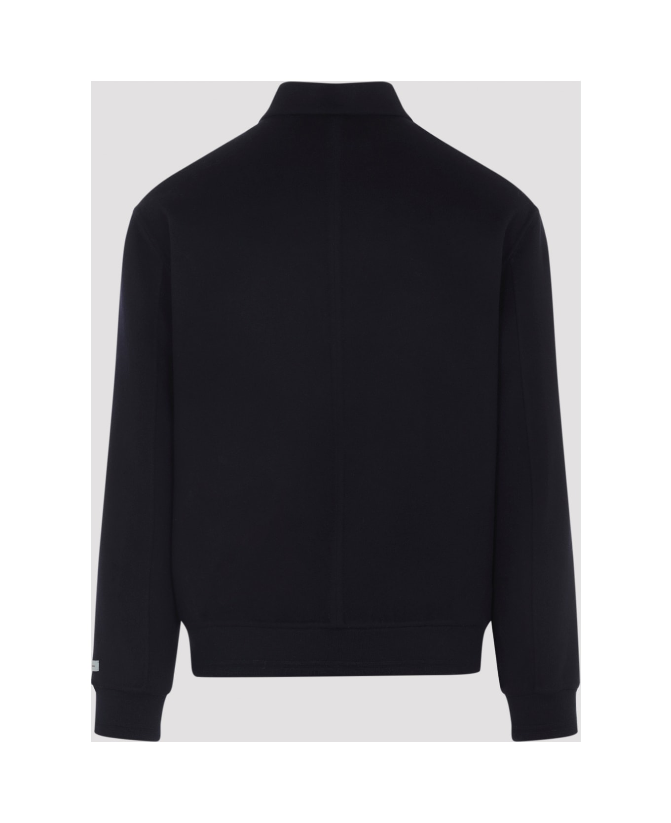 Canali Wool Bomber Jacket - Navy