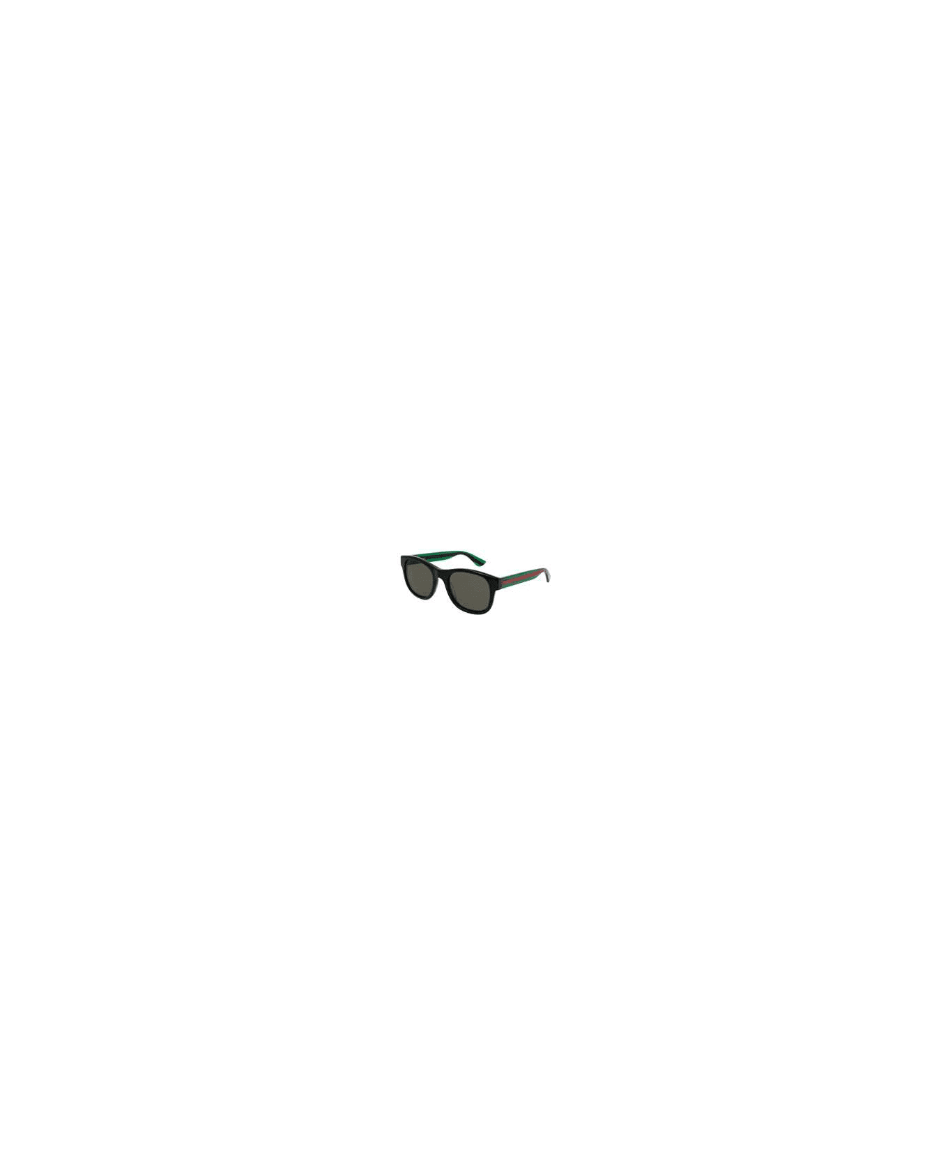 Gucci Eyewear GG0003SN Sunglasses - Black Green Green