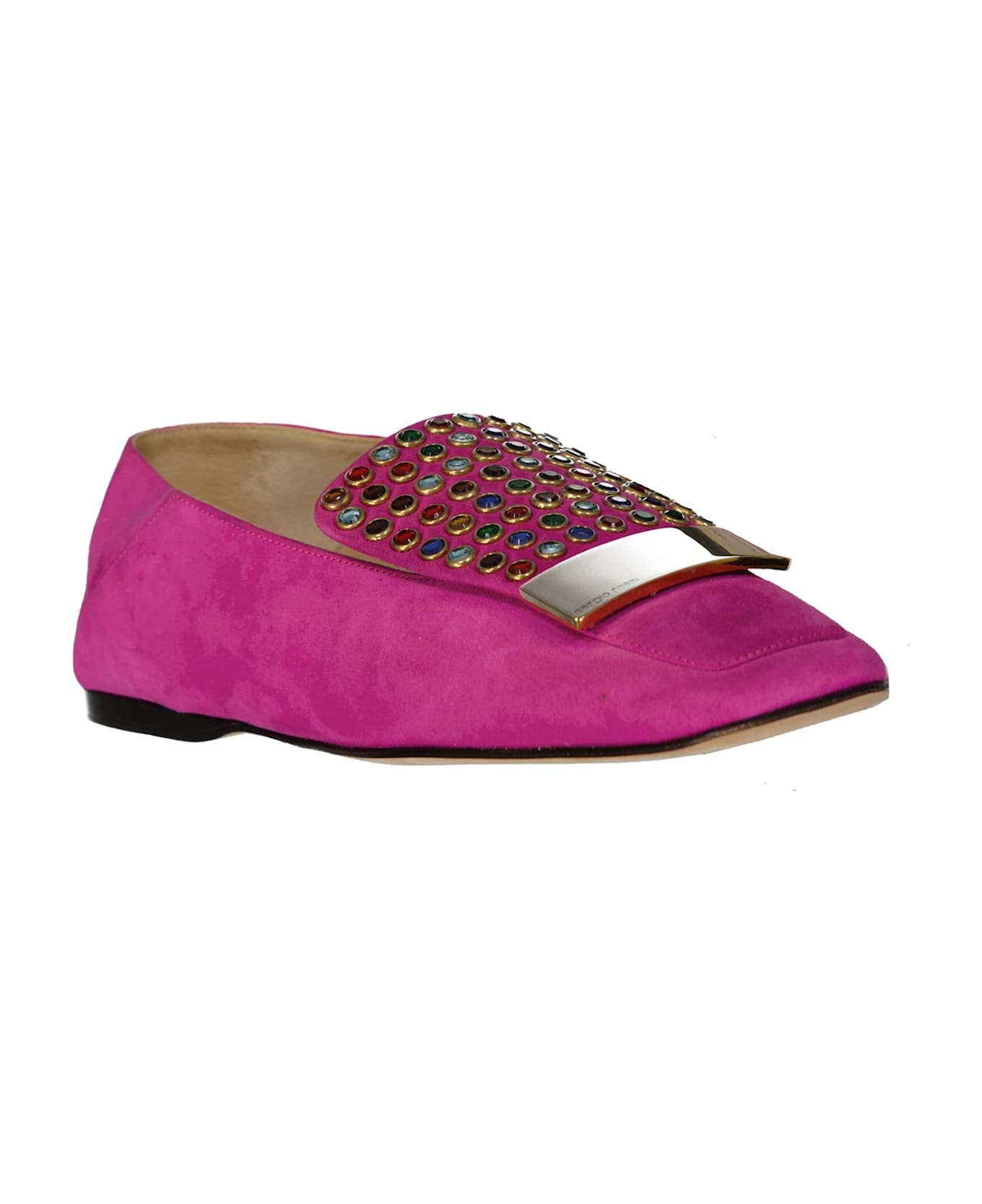 Sergio Rossi Leather Loafers - Pink