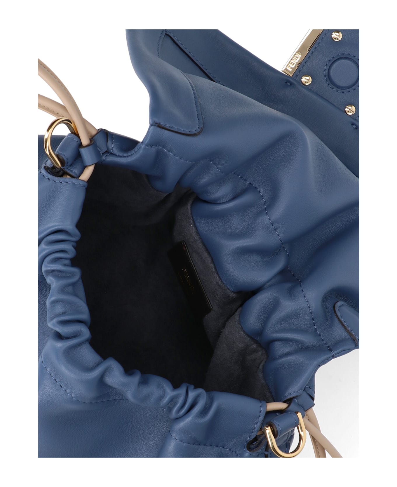 Fendi Medium Bora "mamma Baguette" - Blue