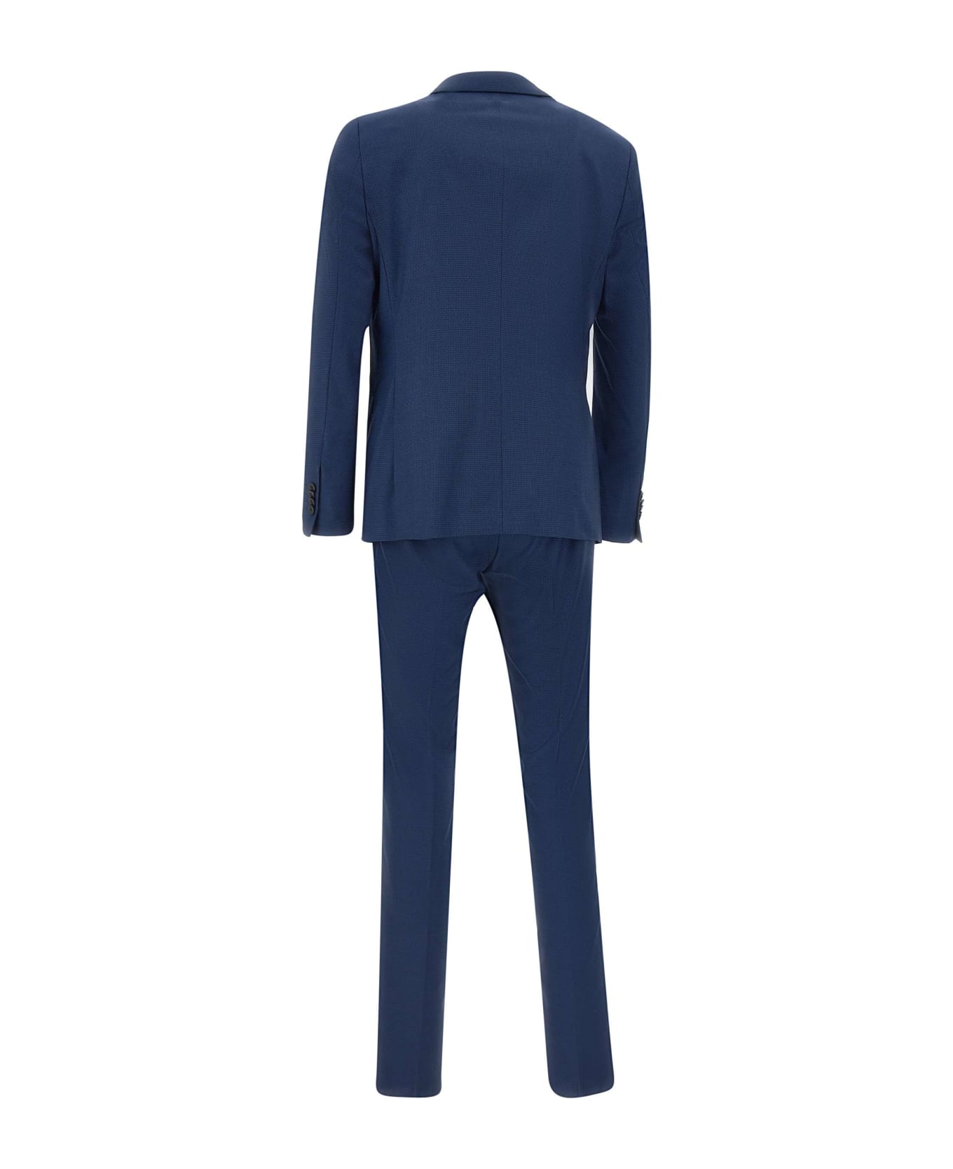 Manuel Ritz Two-piece Viscose Suit - BLUE