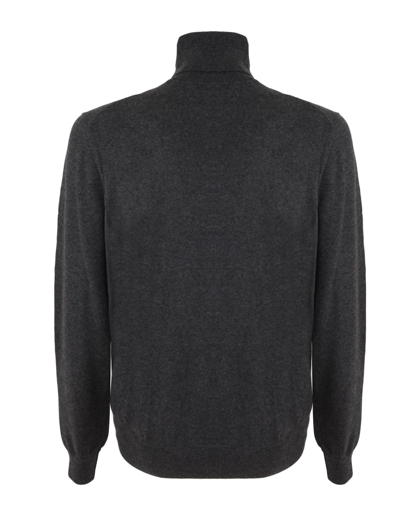 Isabel Marant Logo Intarsia-knitted High-neck Jumper - An Anthracite