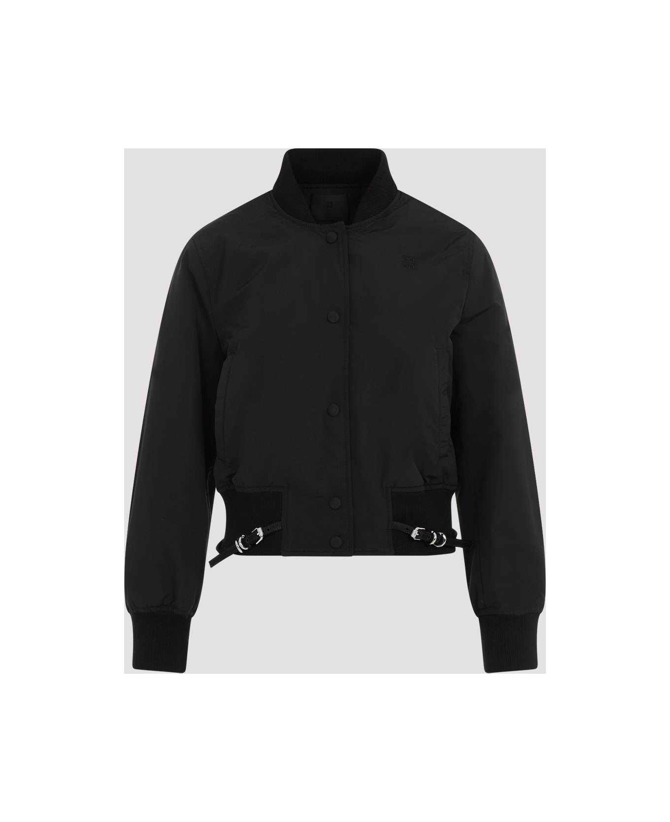 Givenchy Long Sleeve With Attached Belt Blouson - Black