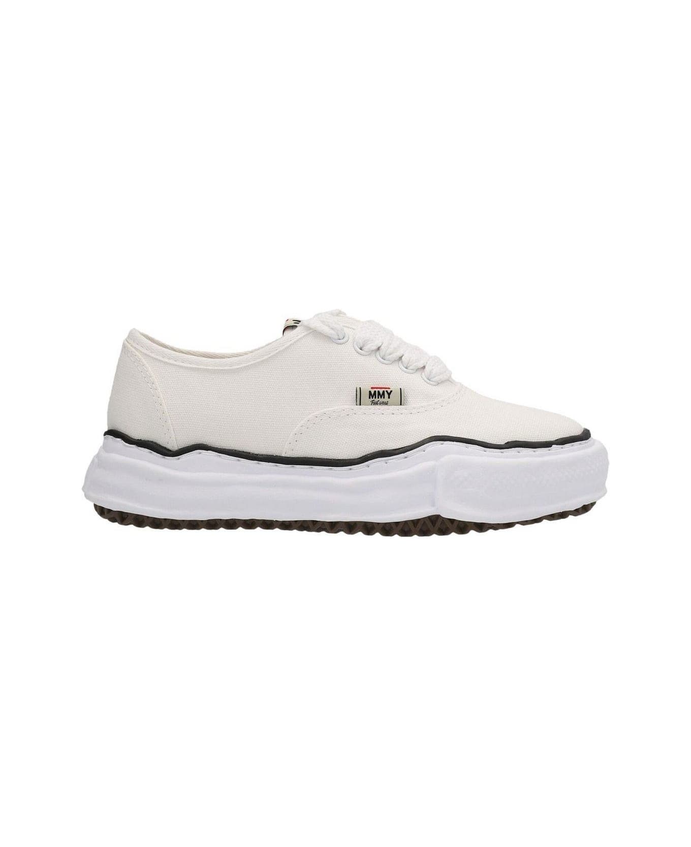 Mihara Yasuhiro Baker Lace-up Sneakers - WHITE
