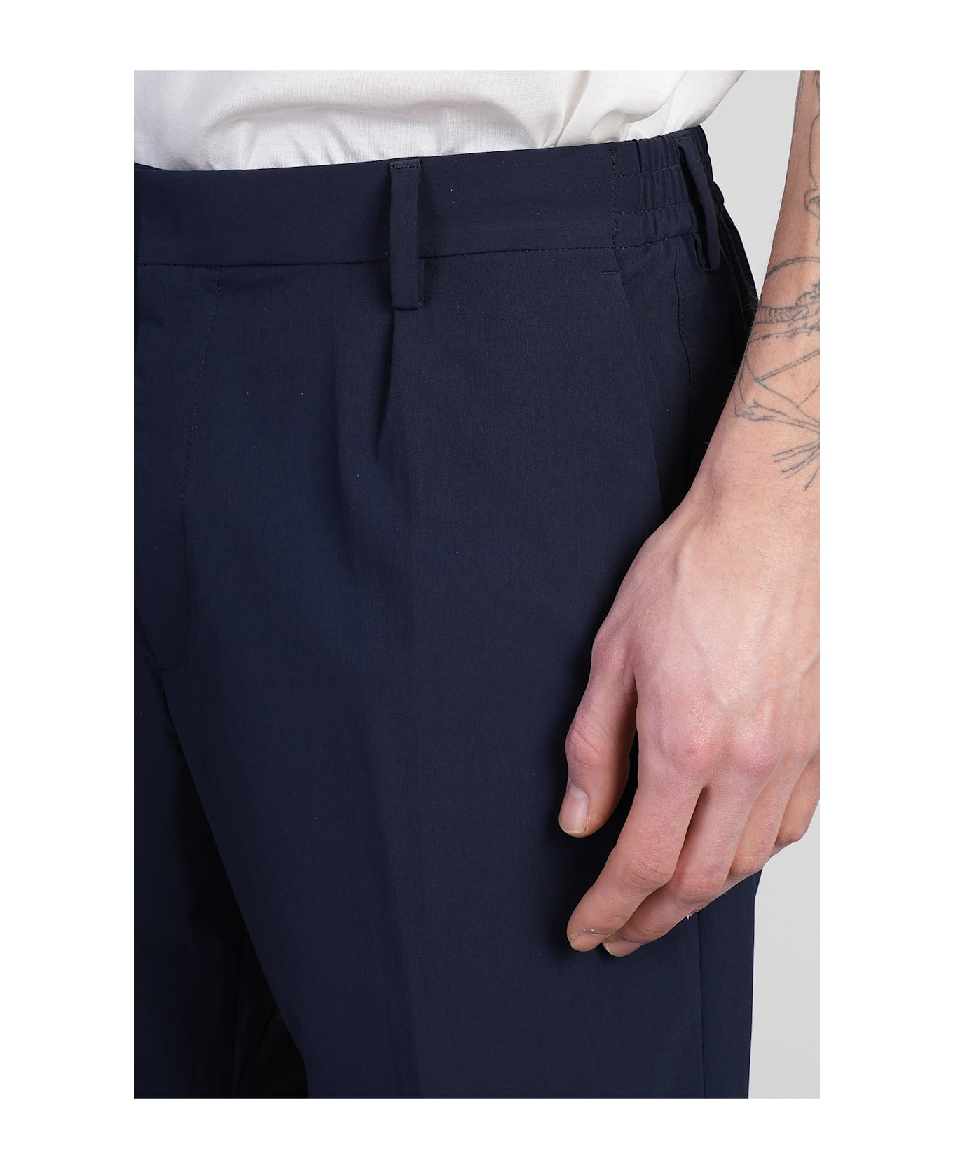 Paul Smith Pants In Blue Nylon - blue