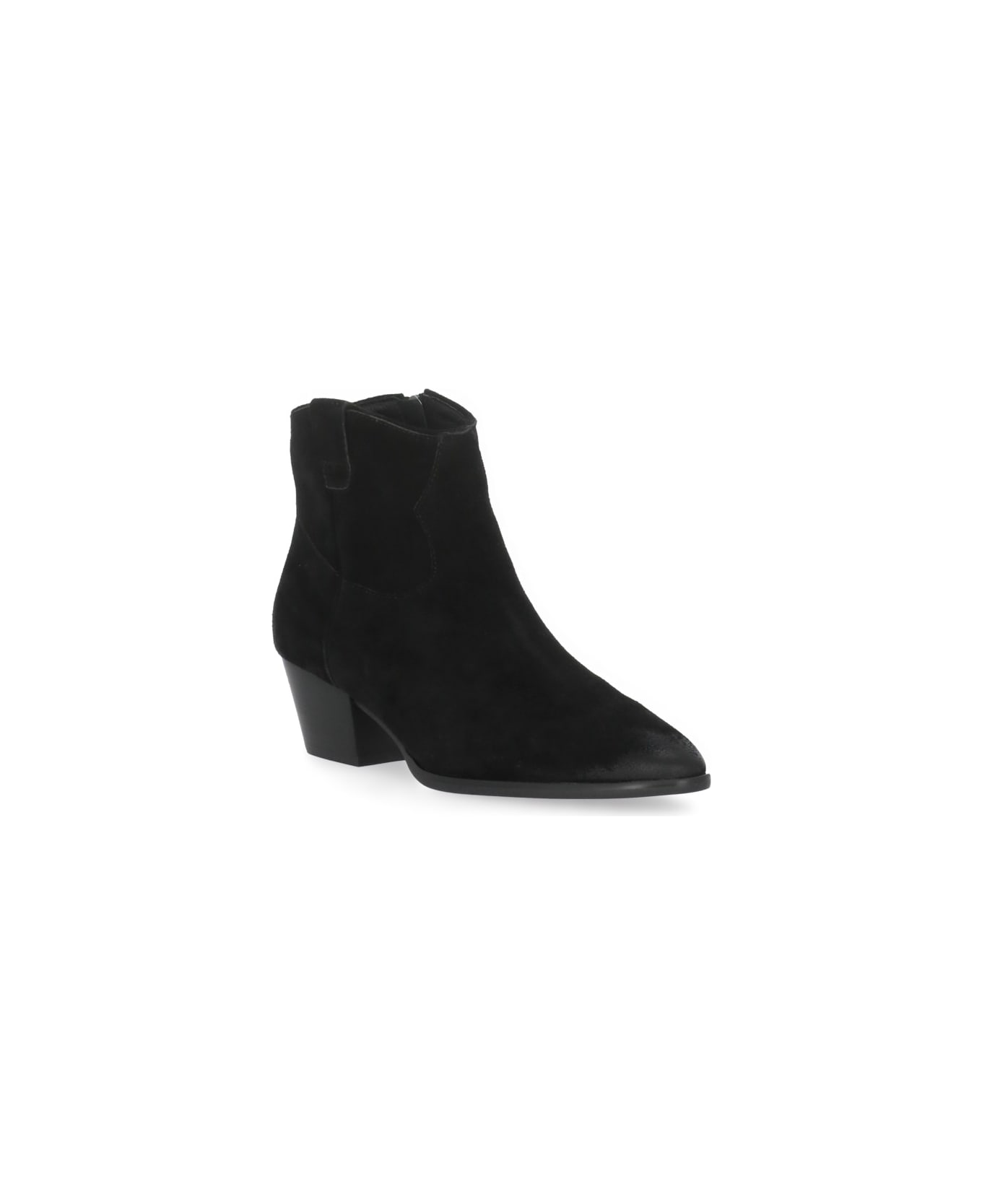 Ash Fame Ankle Boots - Black