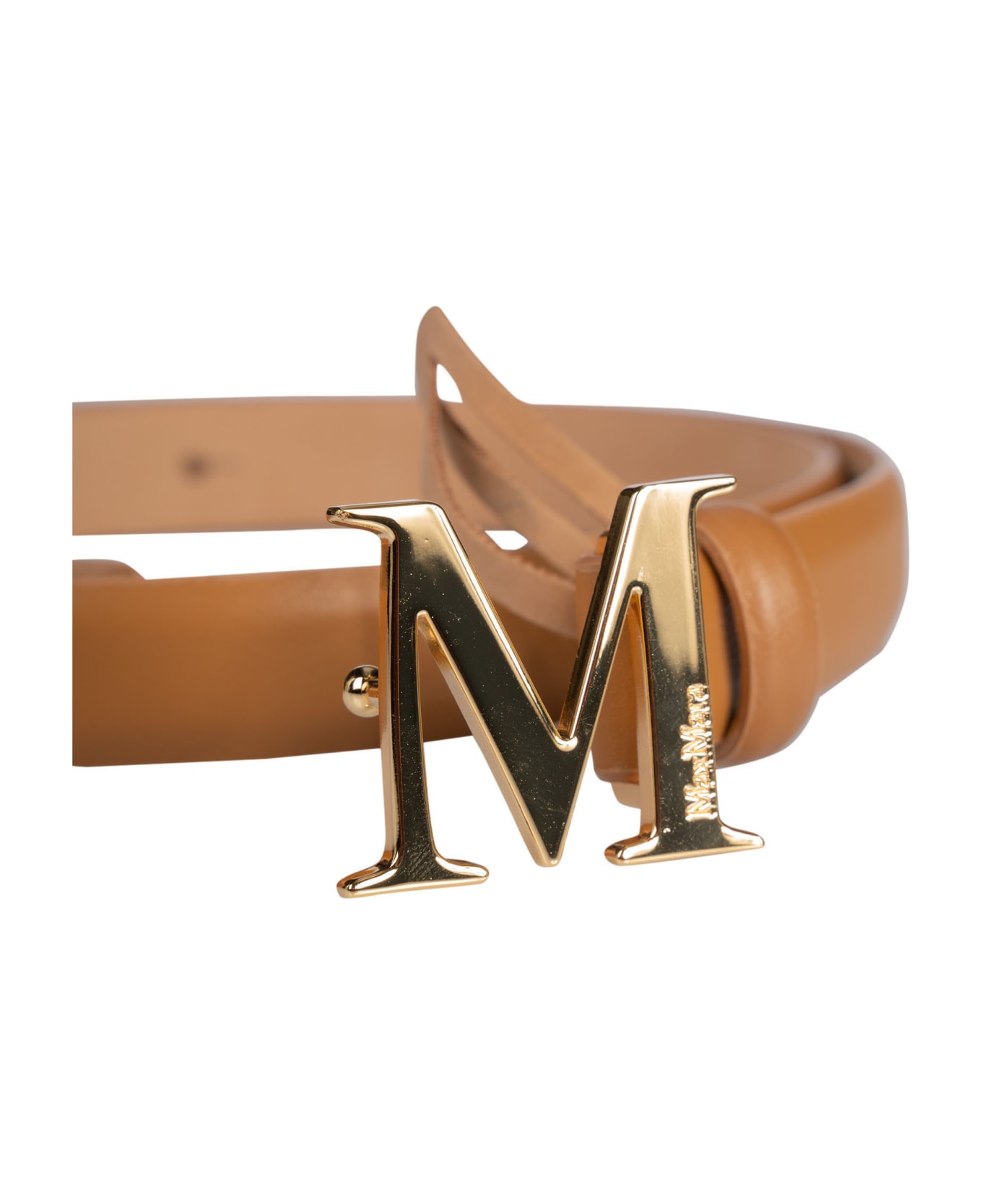 Max Mara Classic M Buckled Belt - Rust
