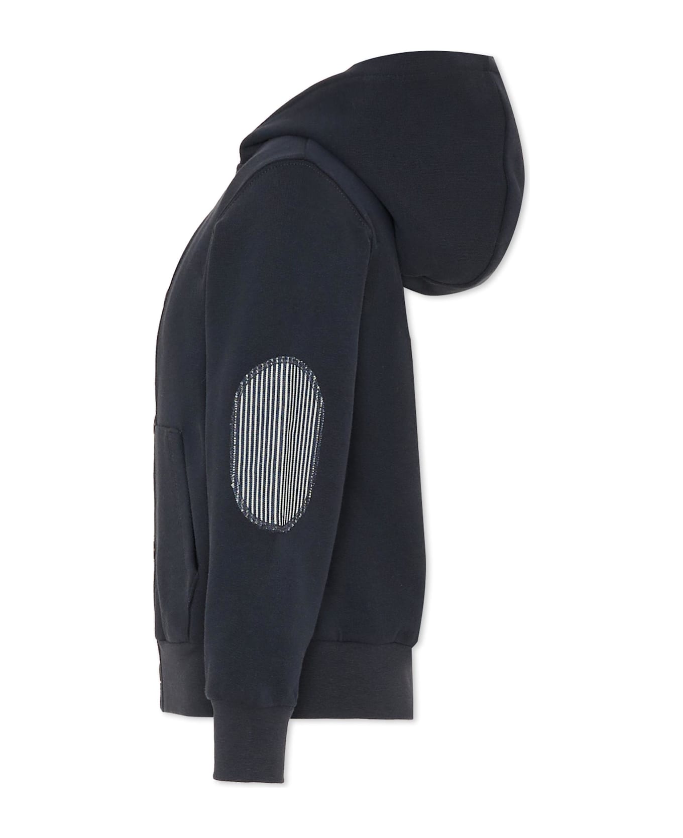 Fay Blue Sweatshirt For Kids With Logo - Blue